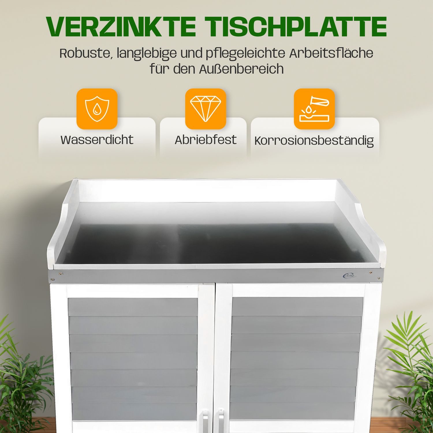 Coemo Geräteschrank LOLA (1-St) Gartenschrank mit günstig online kaufen