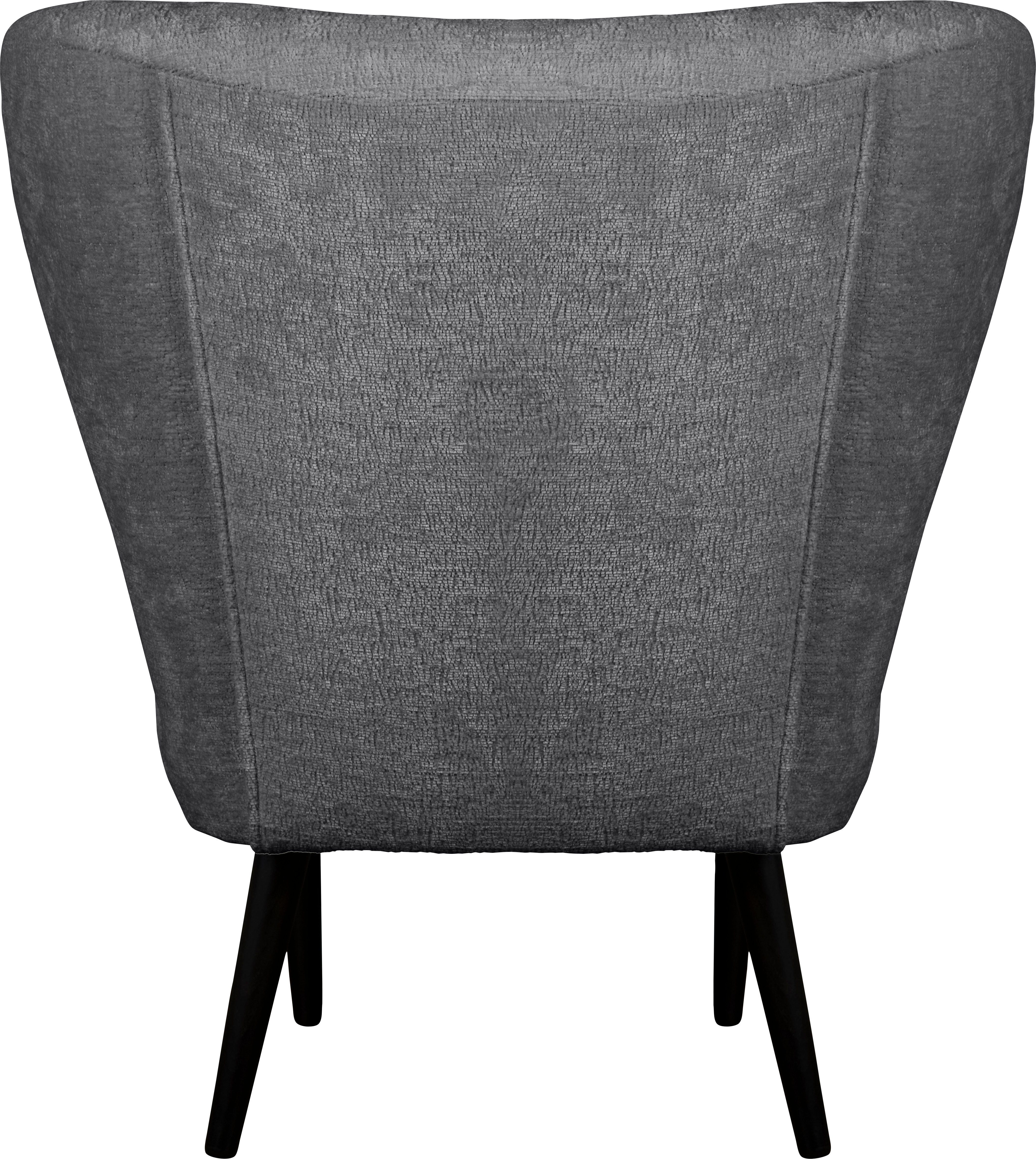 LeGer Home by Lena Gercke Sessel Dinah, Knopfheftung im Rücken, wahlweise mit oder ohne Hocker