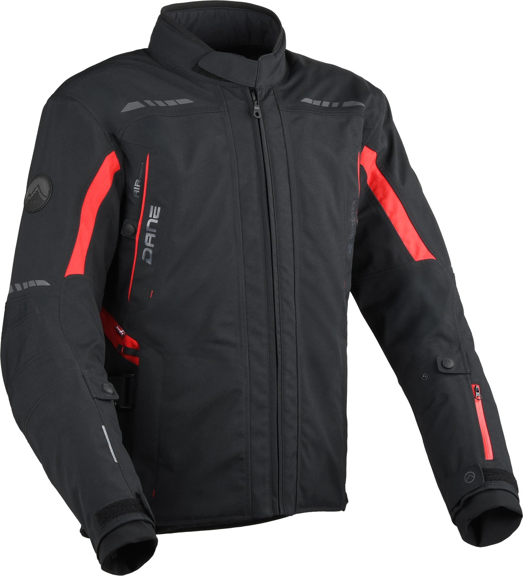 DANE Motorradjacke Elling 2 Gore-Tex Motorrad Textiljacke 2-Lagen-Laminat,Rückenprotektor vorbereitet,Verbindungsreißversch