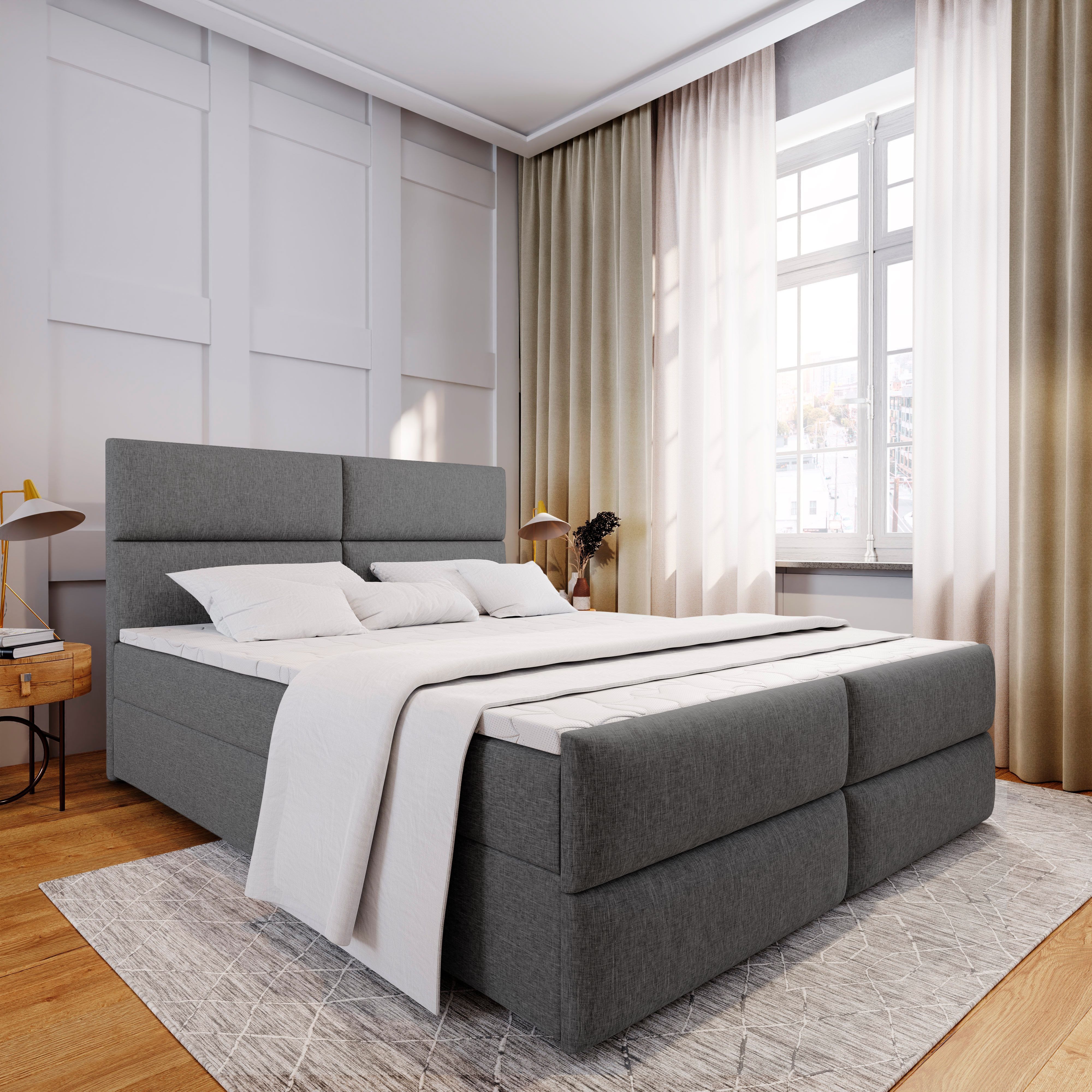 Masseno Boxbett MULEN 160x200 cm mit günstig online kaufen