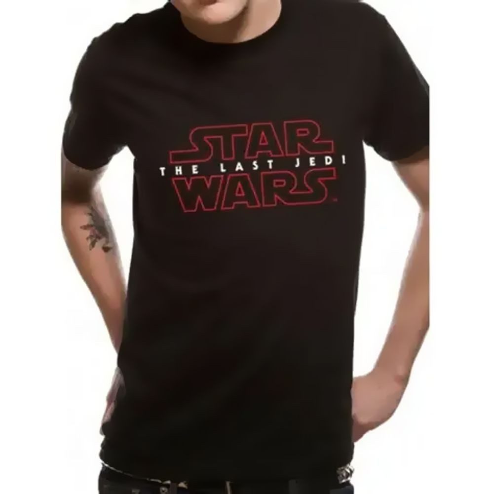 Star Wars Print-Shirt STAR WARS The Last Jedi T-Shirt Schwarz - Erwachsene + Jugendliche