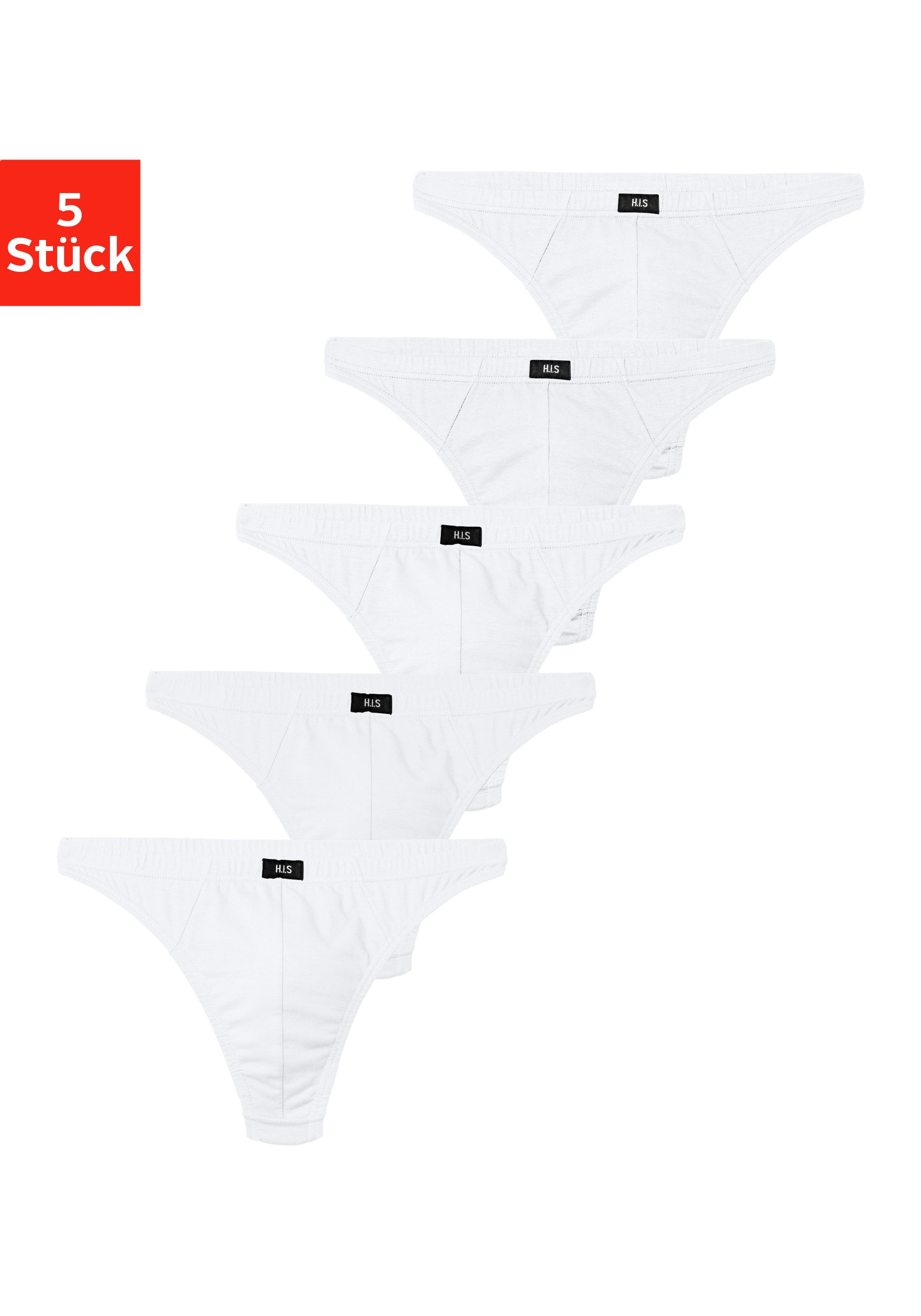 H.I.S String "Herren Unterhose" Packung, 5 Stk. tlg., in Baumwollstretch-Qu günstig online kaufen