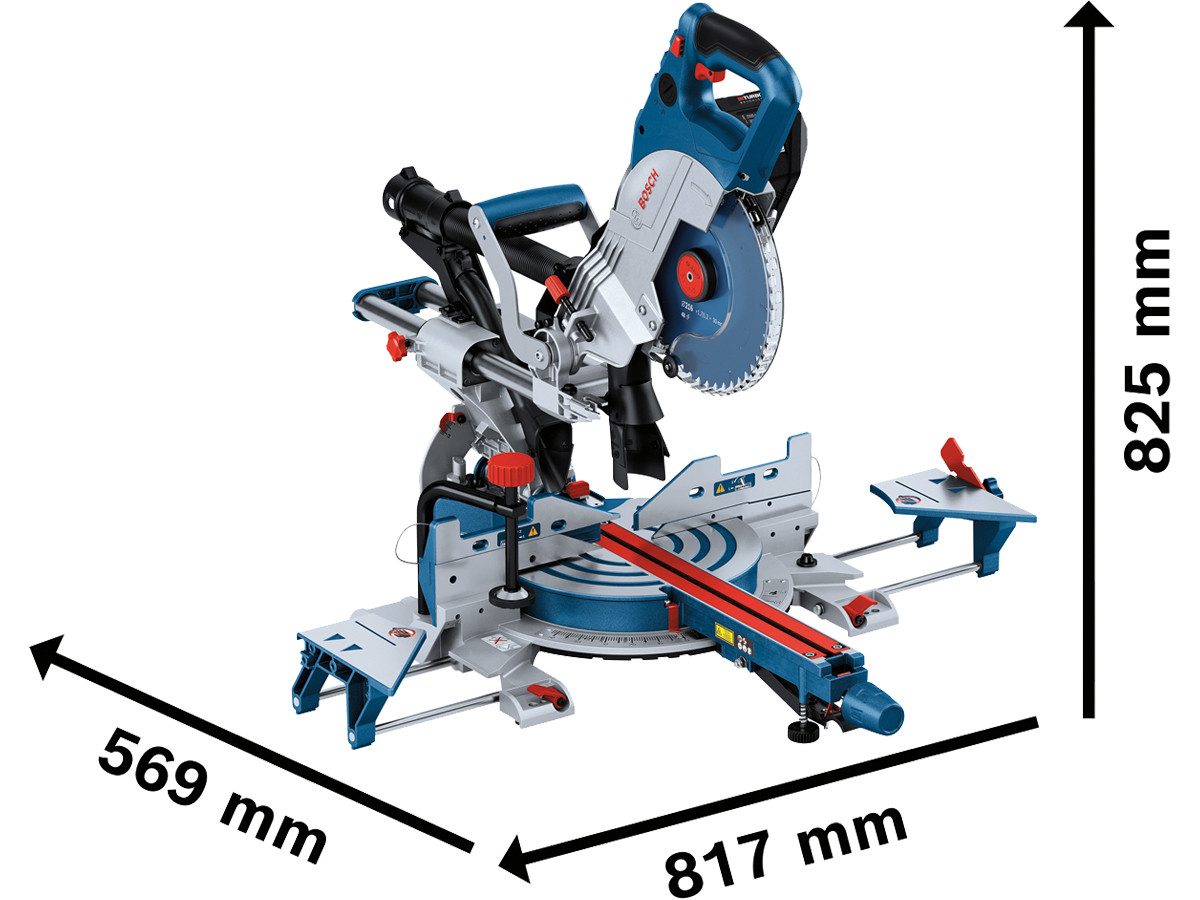 Bosch Professional Kappsäge GCM 18 V-216 DC, 8-St.
