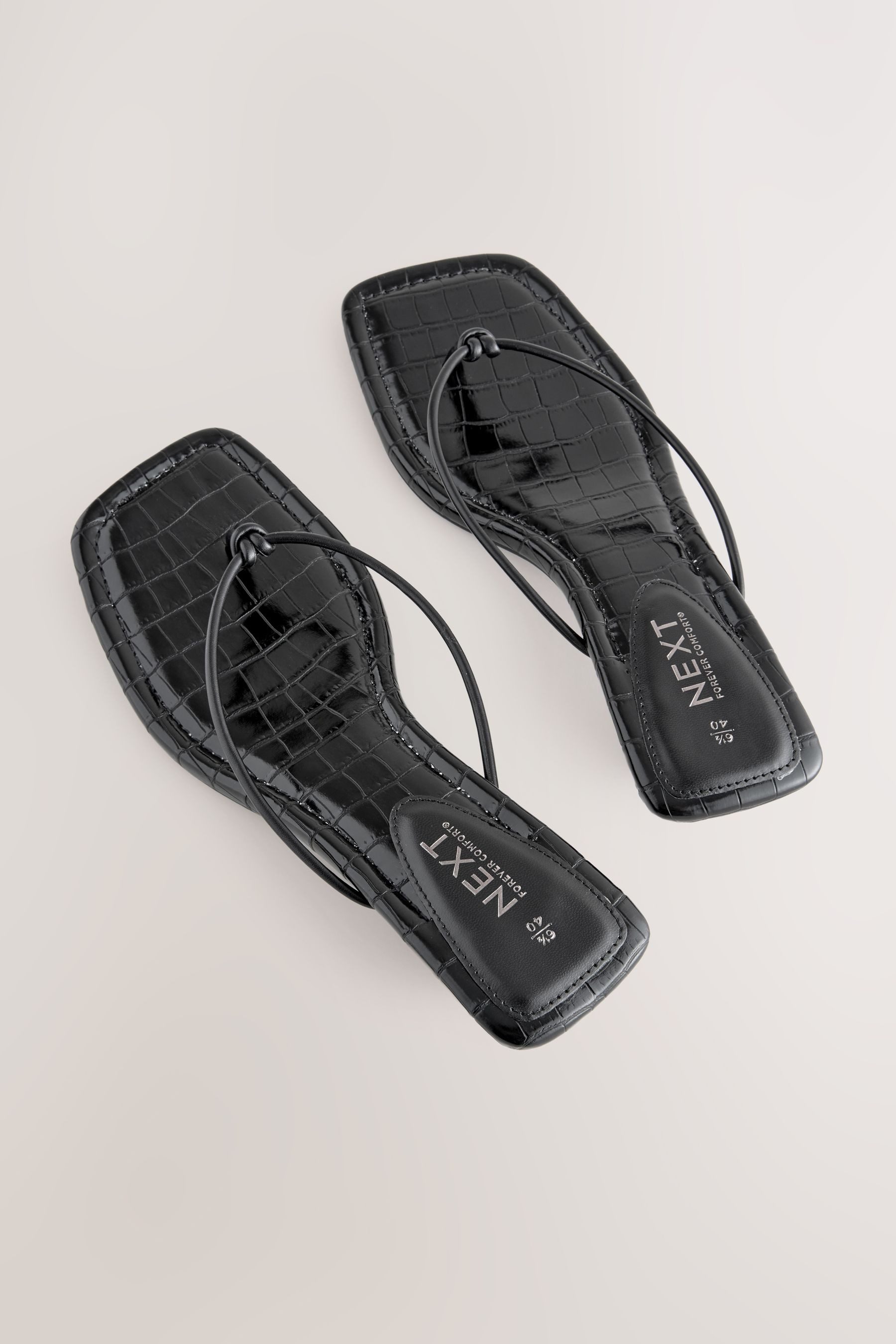 Next Forever Comfort® Zehentrenner mit flachem Absatz Zehentrenner (1-tlg) günstig online kaufen