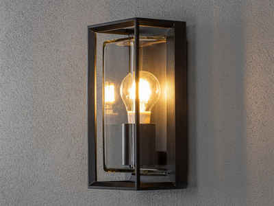 KONSTSMIDE LED Außen-Wandleuchte, LED wechselbar, Warmweiß, Wand-laterne Landhaus-stil, Fassadenbeleuchtung Hauswand, Höhe: 26cm