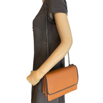 Taschen4life Handtasche kleine Umhängetasche mit Kette 284, als Clutch oder Schultertasche tragbar, Abendtasche it bag