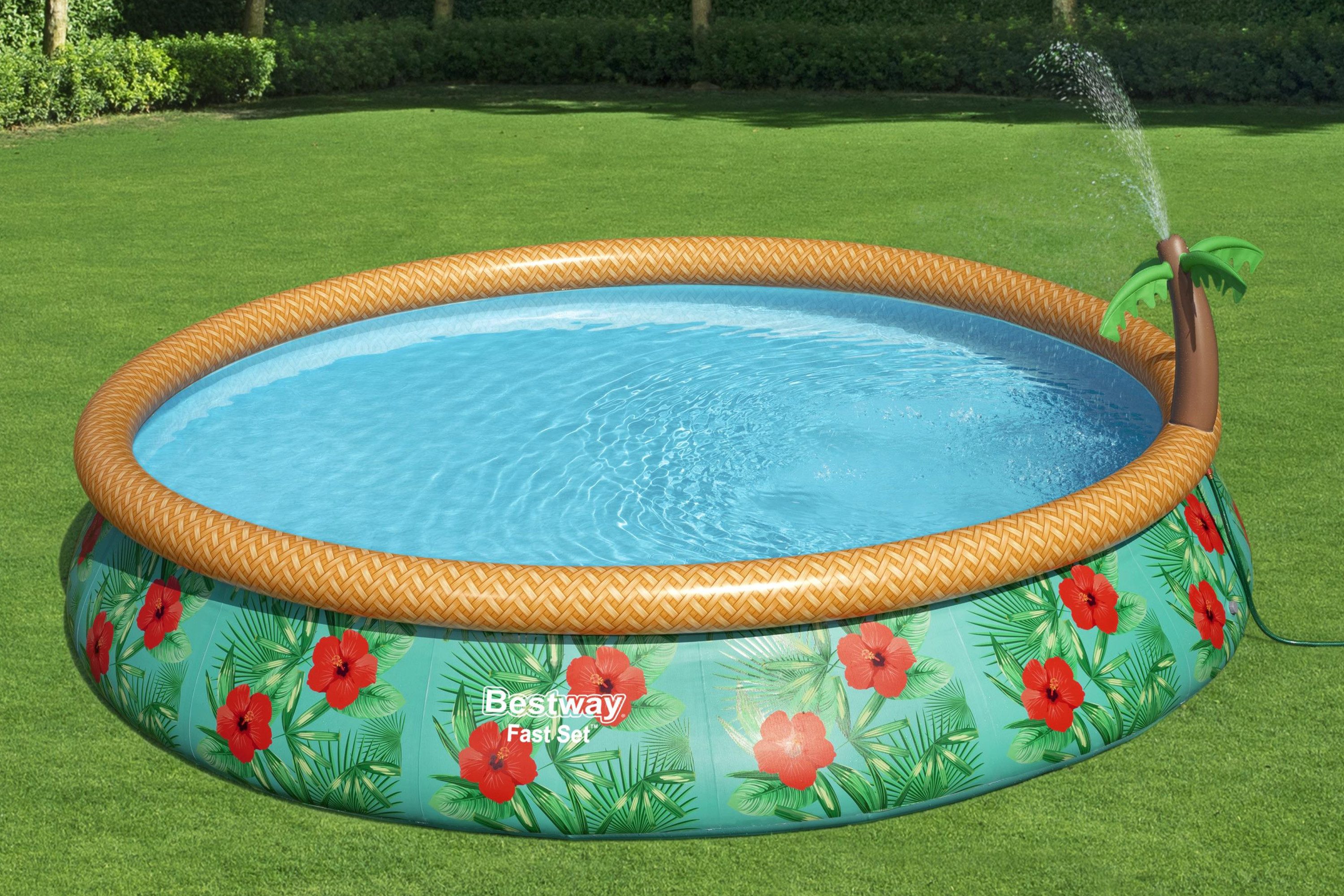 Bestway Quick-Up Pool Fast Set™ (Set, Inkl. Filterpumpe), Ø 457 x 84 cm