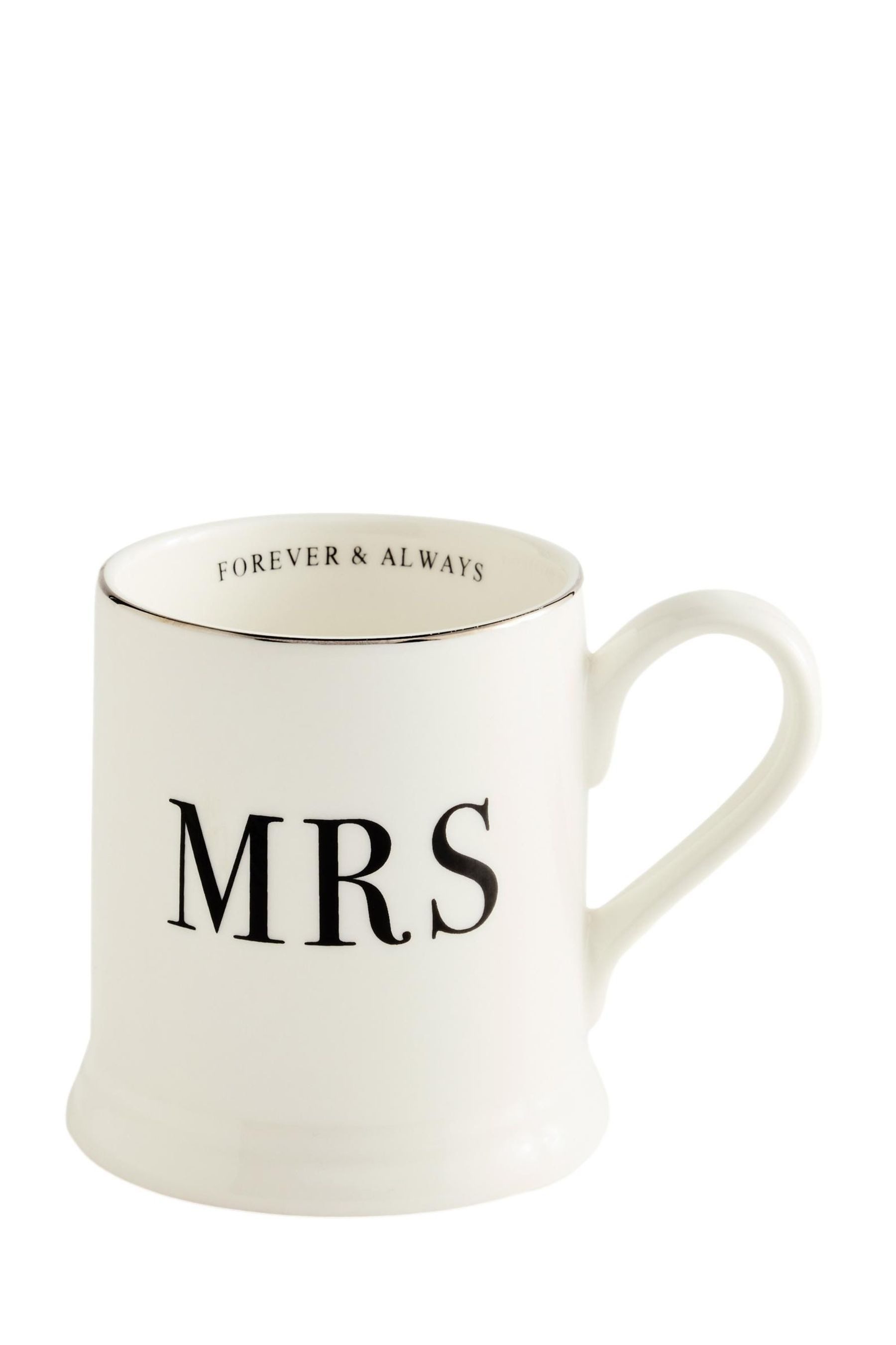 Next Becher Hochzeitstasse „Mrs“, 1-tlg., Steingut