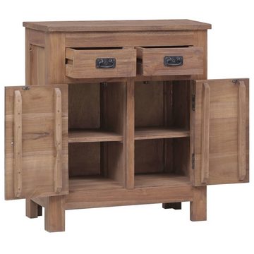 vidaXL Sideboard Sideboard 65×30×75 cm Teak Massivholz (1 St)