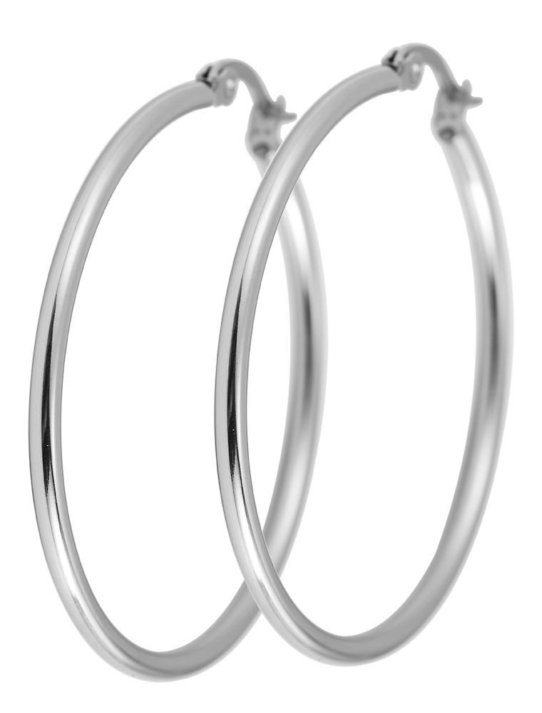 AKZENT Ohrring-Set Lilly Creolen Ohrringe Edelstahl silber Damen wasserfest günstig online kaufen