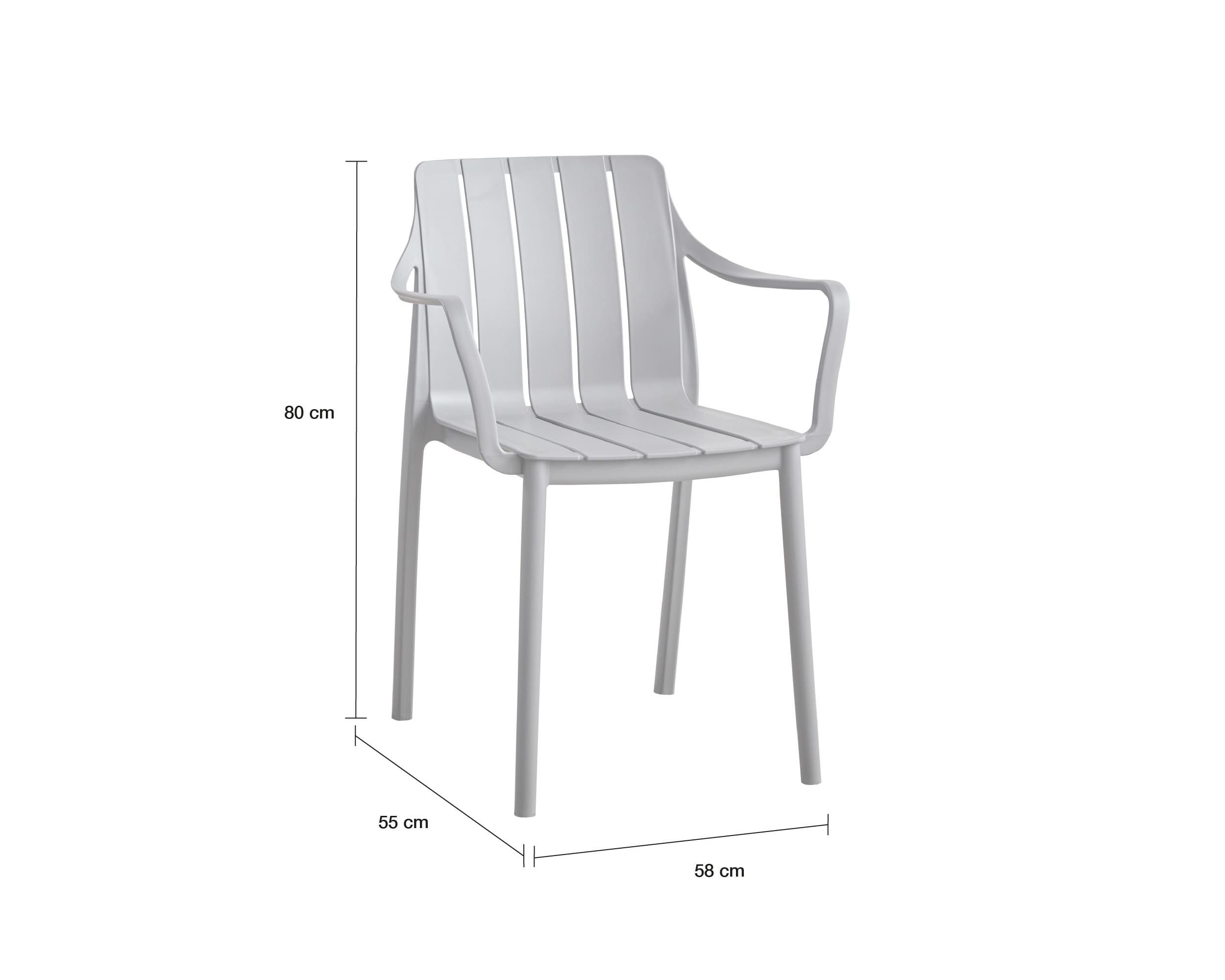 LC Garden Stapelstuhl »Vina« Gartenstuhl Stapelstuhl Bistrostuhl Kunststoff günstig online kaufen