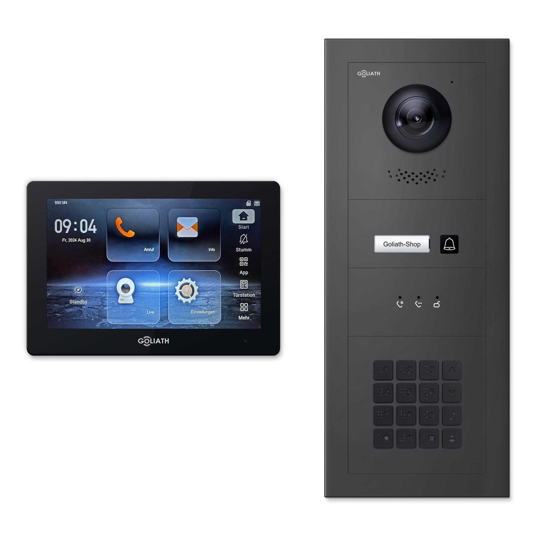 Goliath Intercom Video-Türsprechanlage Premium IP GL-IPH120M – 1 Familie