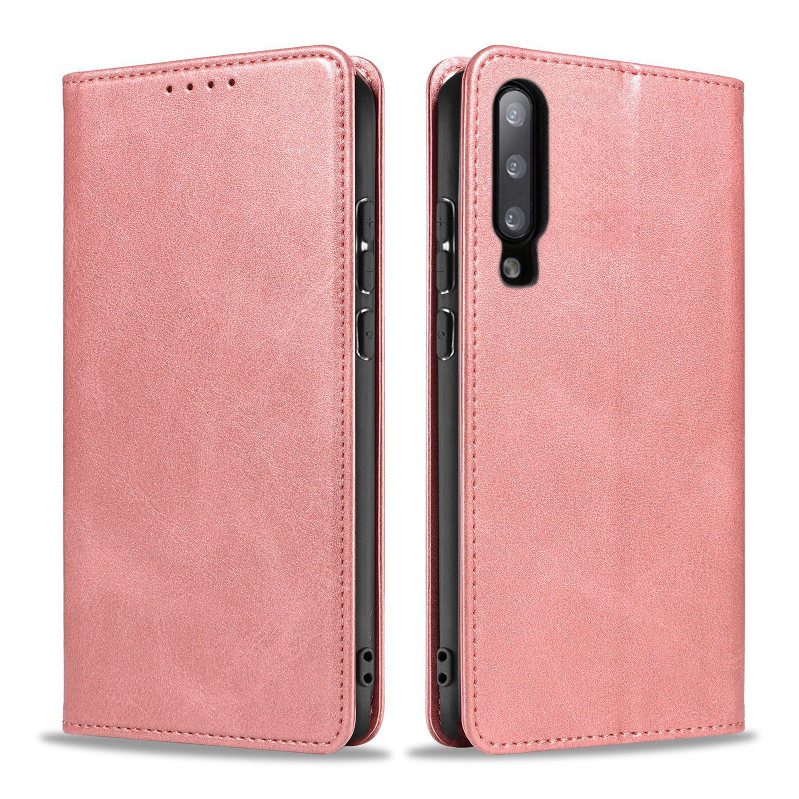 Tec-Expert Handyhülle Tasche Hülle für Samsung Galaxy A70 / Samsung Galaxy A70s 6.7 Zoll, 6.7", Cover Klapphülle Case mit Kartenfach Fliphülle aufstellbar
