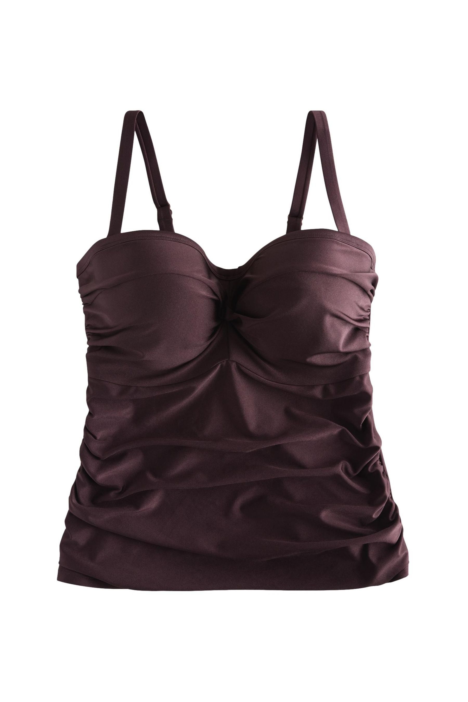 Next Tankini-Top Bauchformendes Bandeau-Tankinitop F-K (1-St)