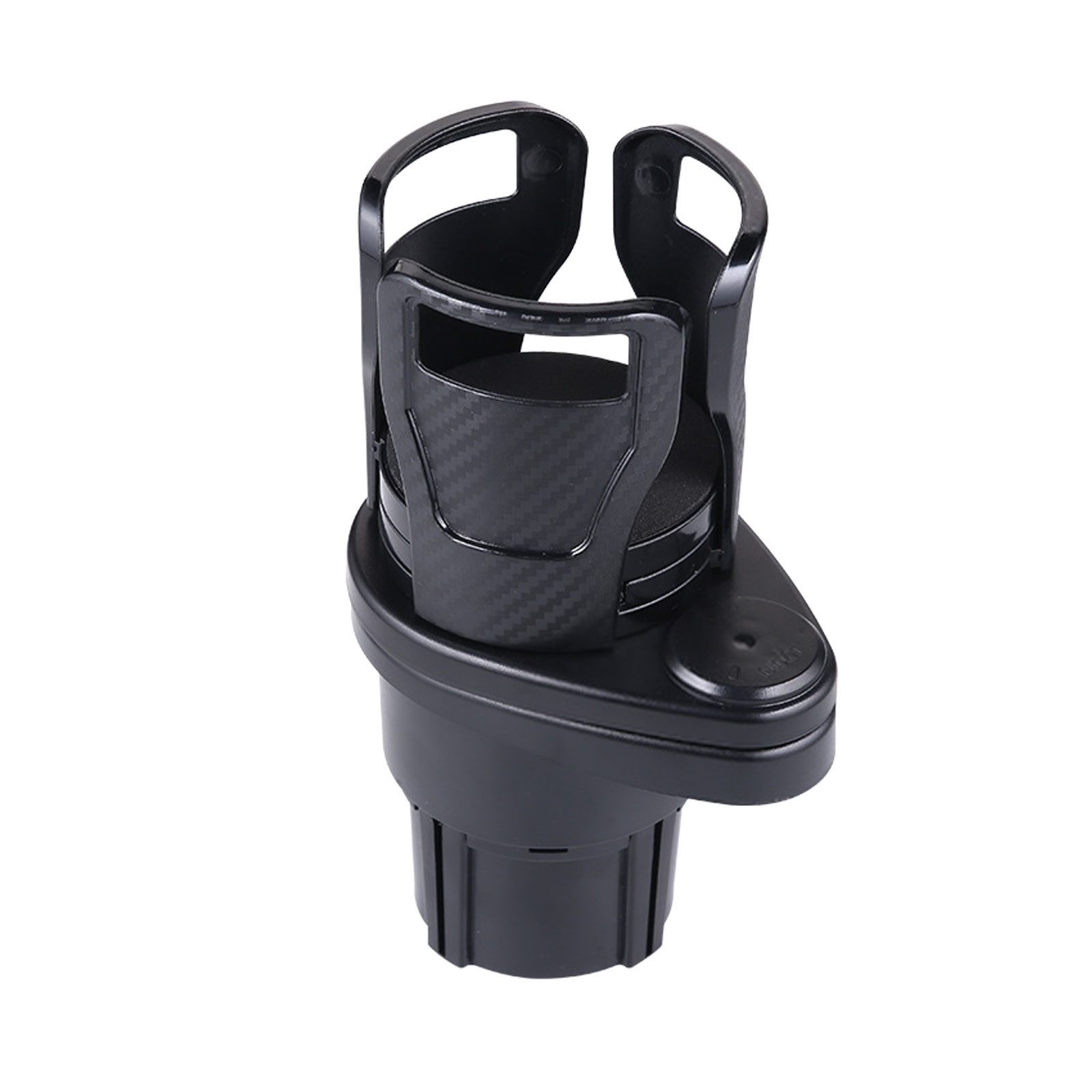 Hikity Becherhalter Universeller Auto-Getränkehalter, 2-in-1 mit 360° drehbarem Sockel