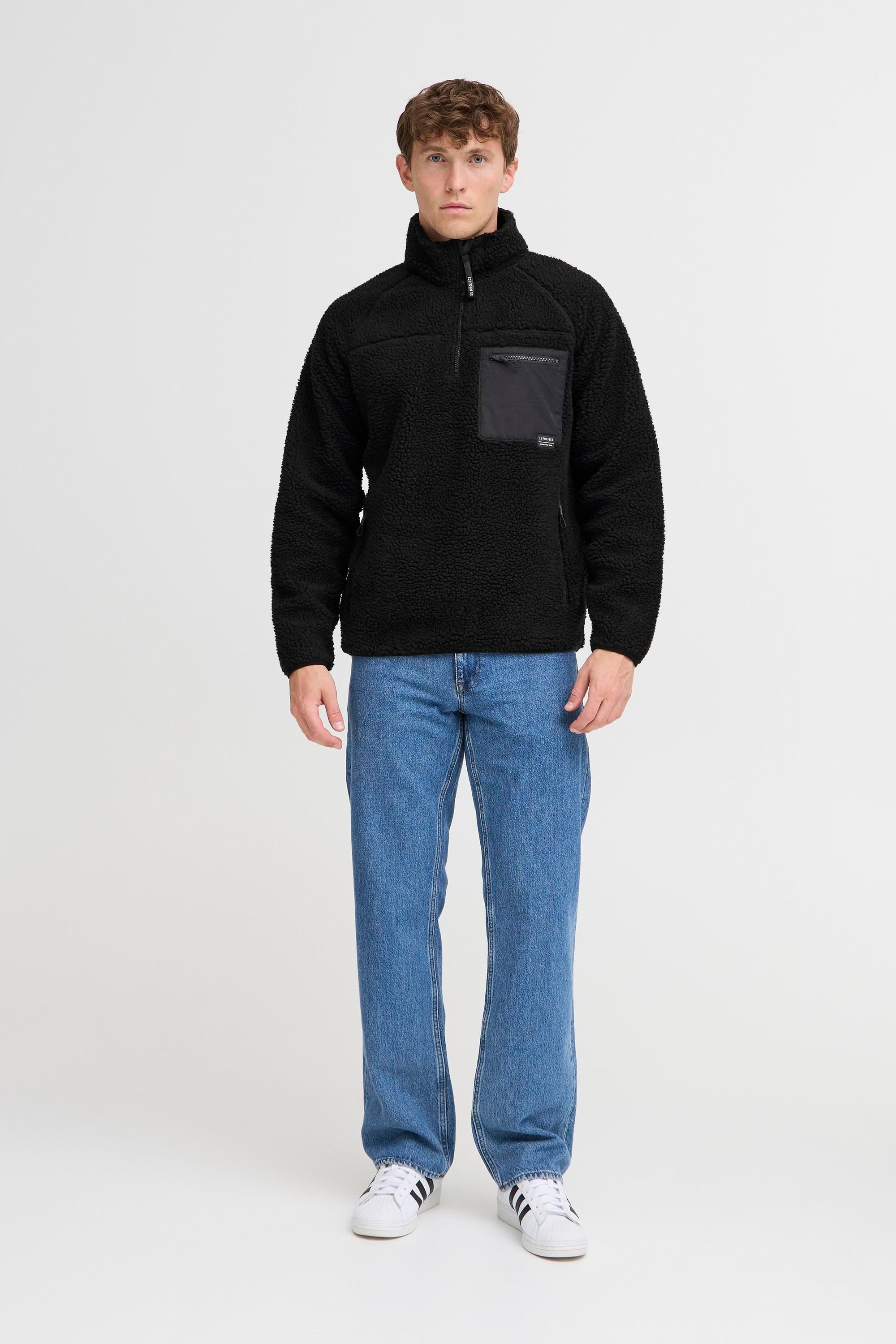 11 Project Trainingsjacke SDHprromel Praktischer Fleecepullover mit Reißverschluss