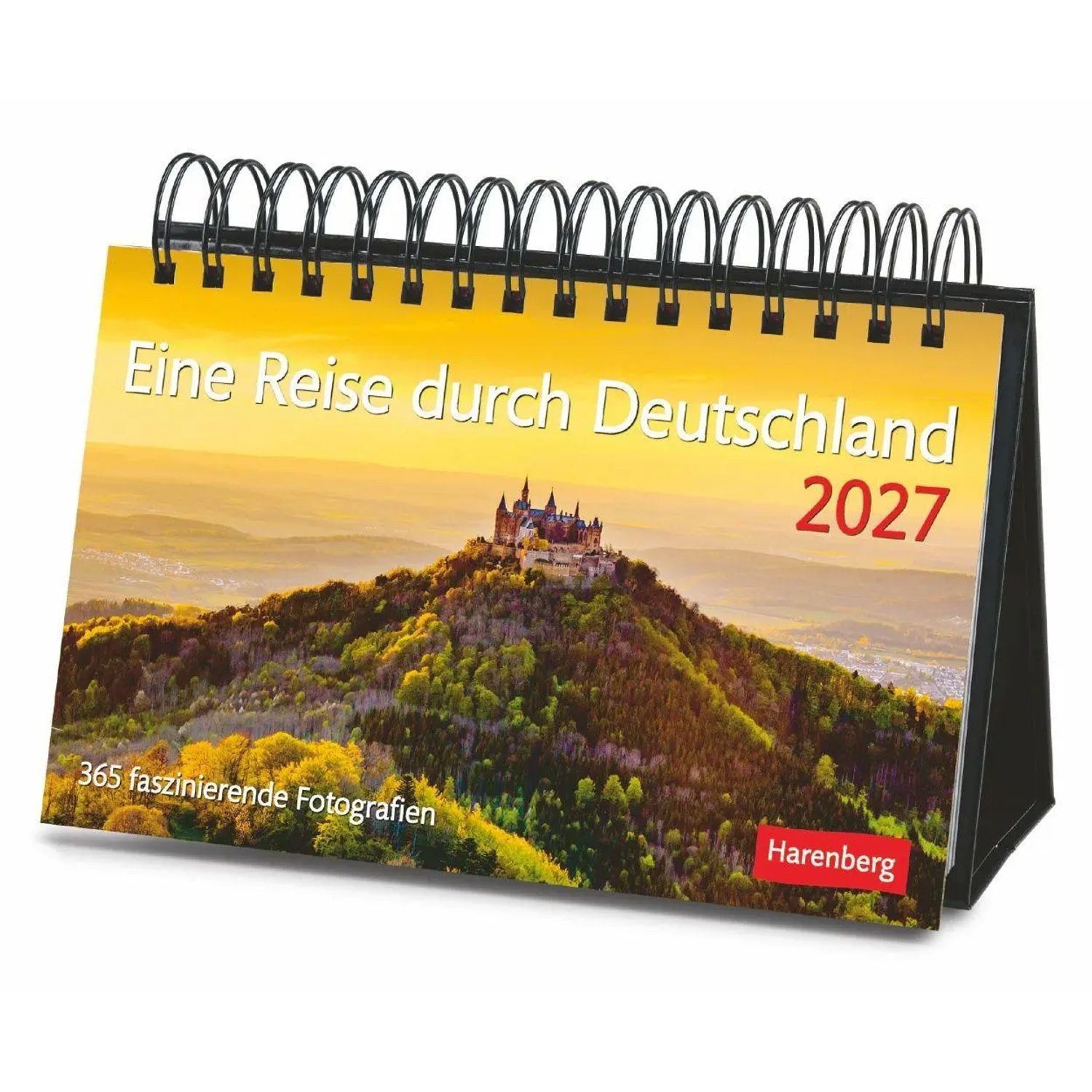 Harenberg Kalender Verlag Tischkalender Eine Reise durch Deutschland Premiumkalender 2027 - 365...