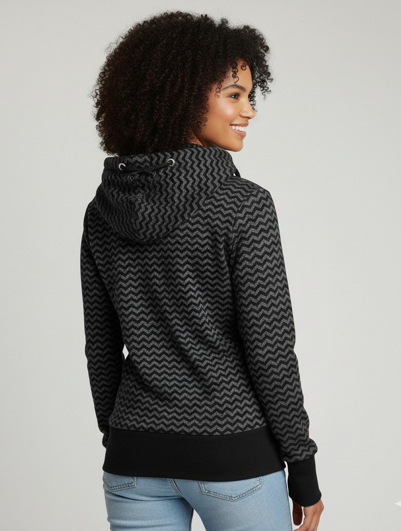 Ragwear Sweatjacke YODA ZIP ZIG ZAG günstig online kaufen