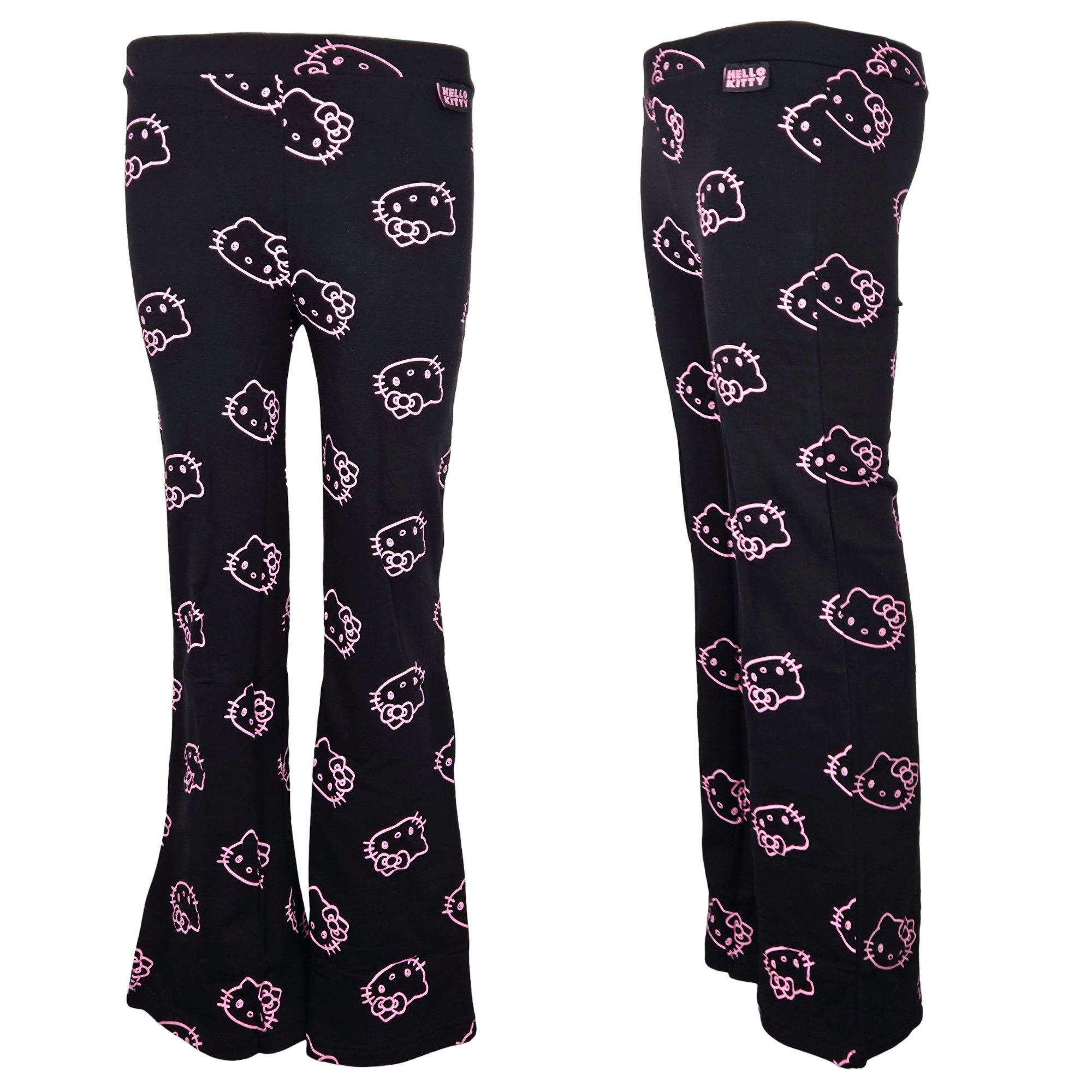 Hello Kitty Leggings Hello Kitty Mädchen Leggings Schlaghose Hose Gr. 134 bis 170