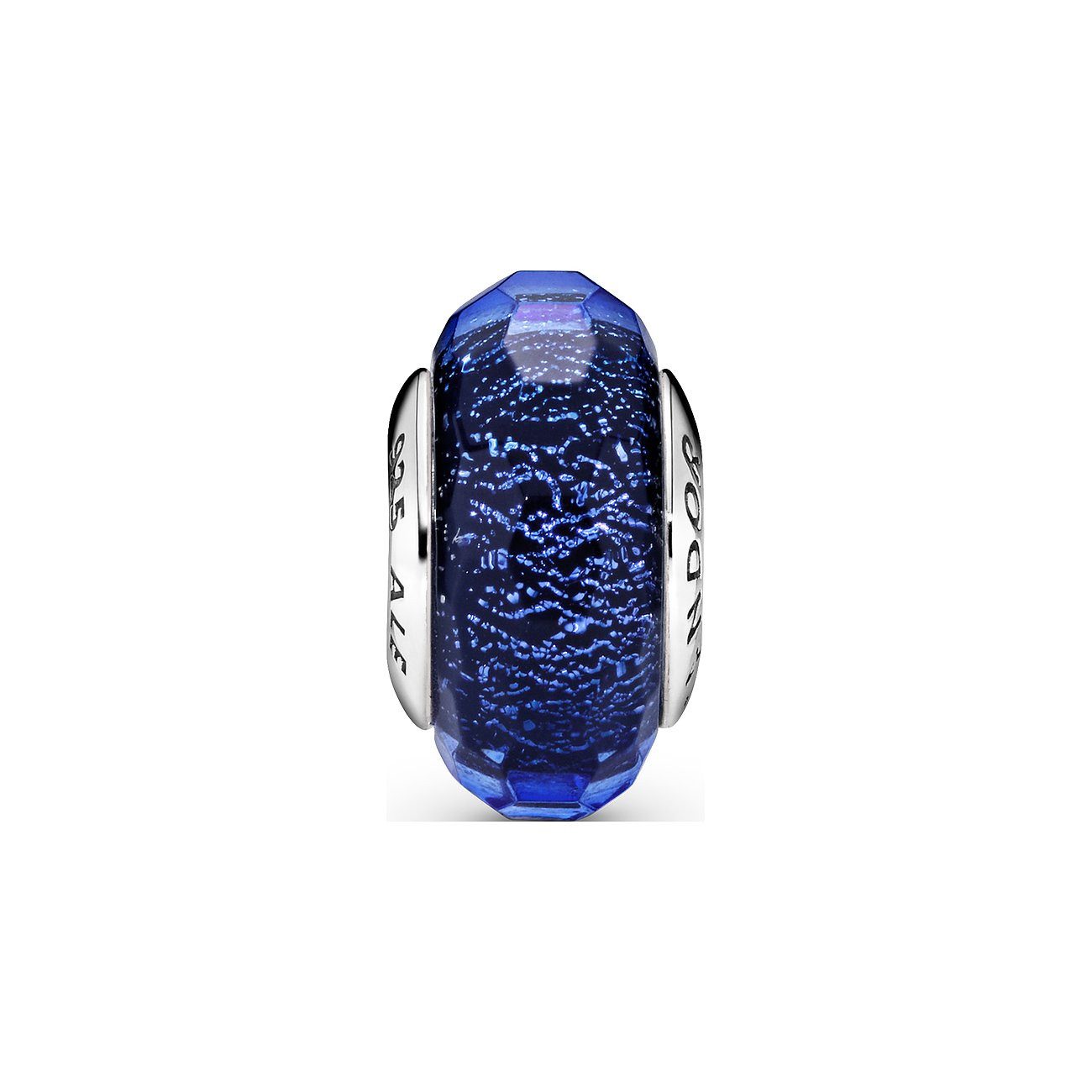 Pandora Bead Moments Facettiertes Blaues Murano Glas