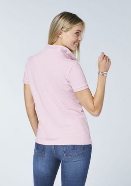 Polo Sylt Poloshirt im Basic-Stil mit Label-Stickerei