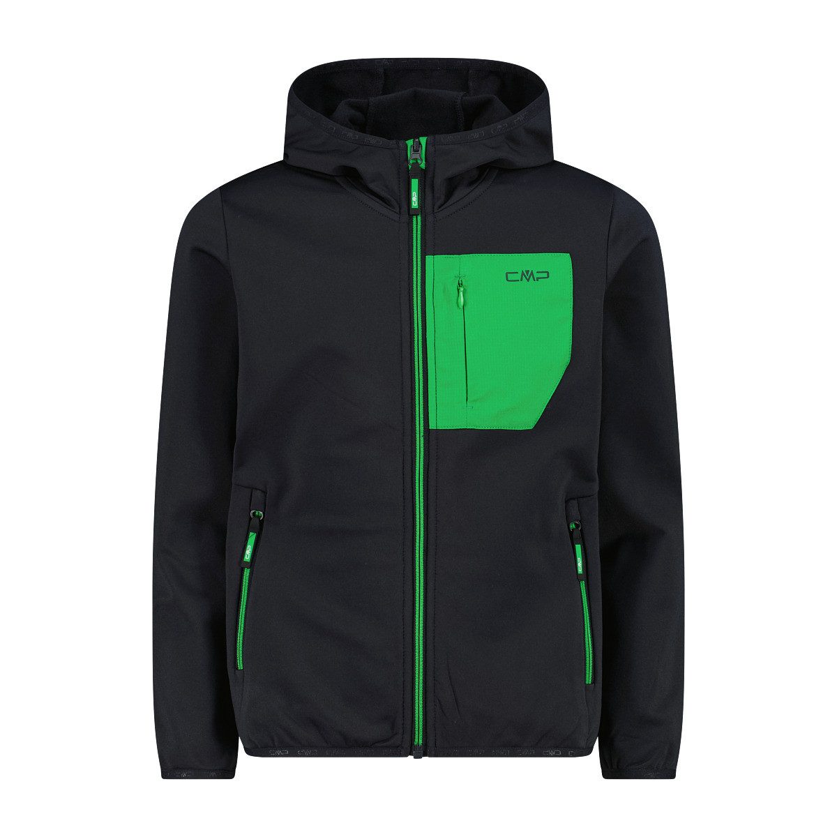 Fleecejacke CMP Jungen Fleecejacke Kid Jacket Fix Hood 35E3224