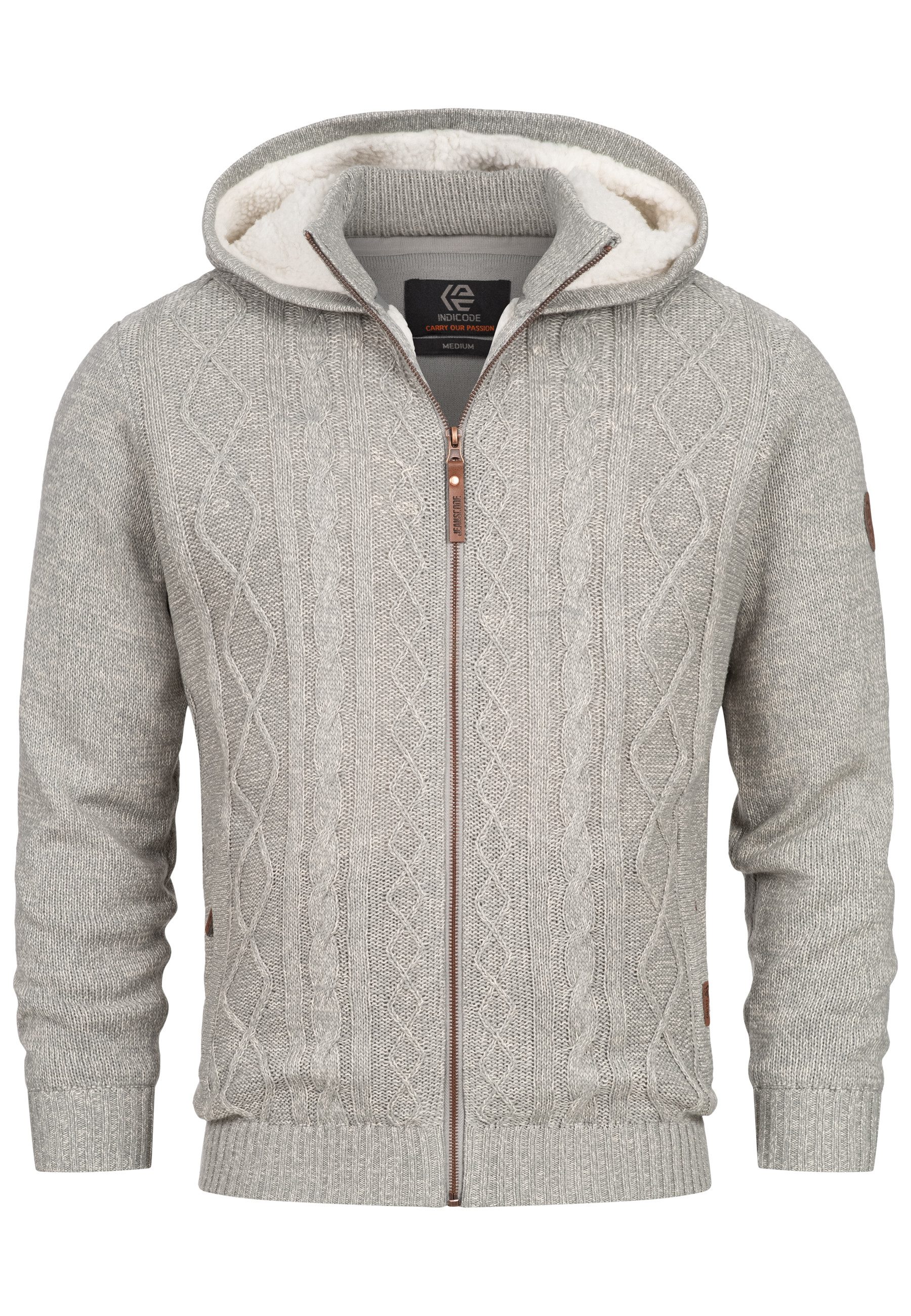 Indicode Strickjacke Herren INRandolph Herrenstrickjacke günstig online kaufen