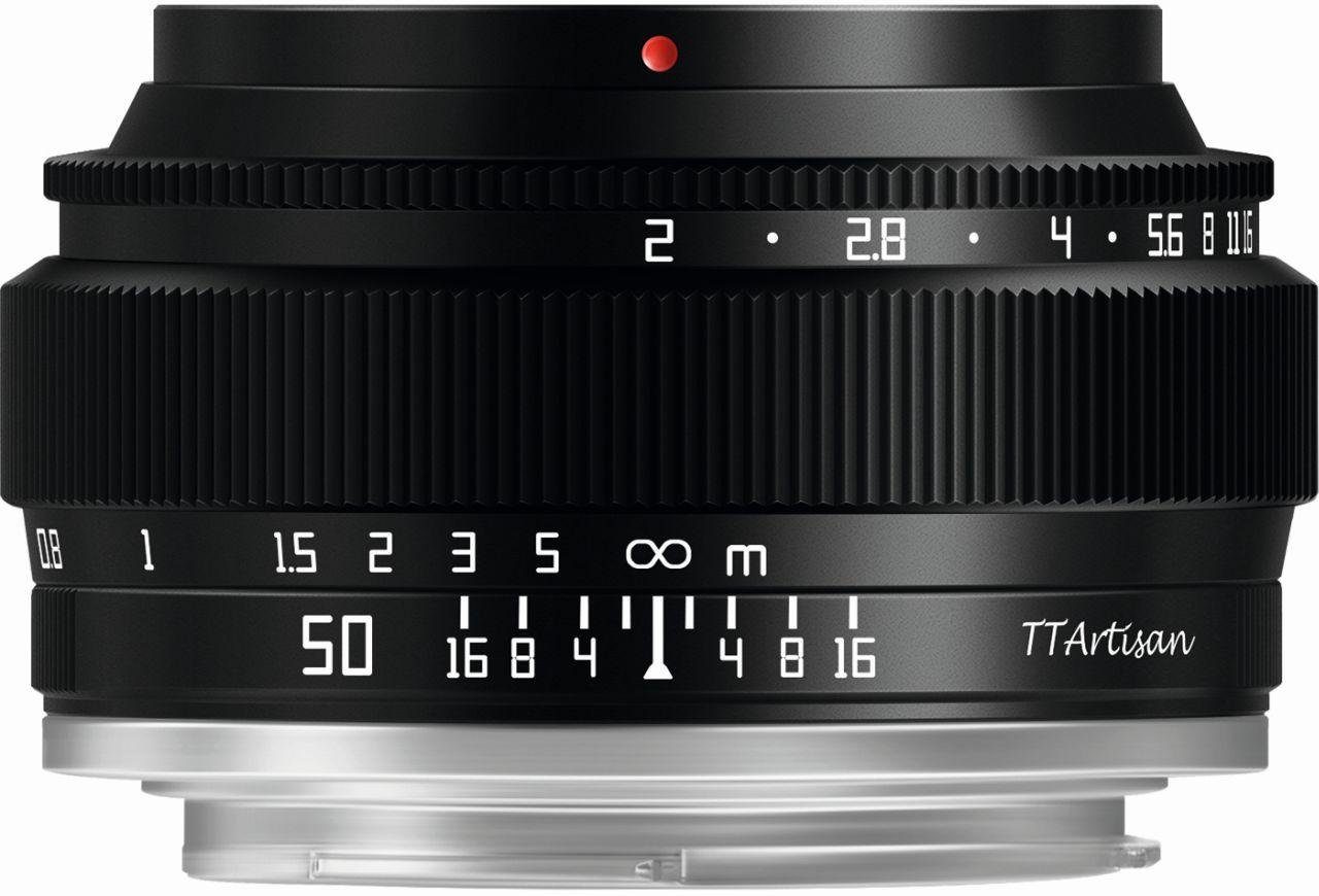 f2 Objektiv Sony E Vollformat TTArtisan 50mm