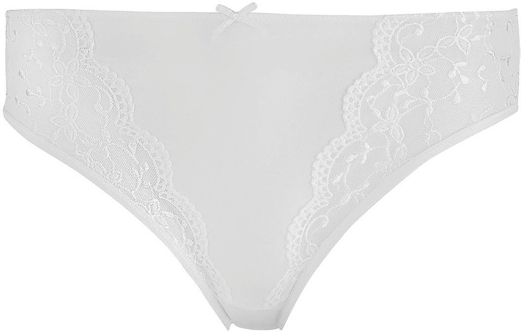 Nina Von C. Jazz-Pants Slips "Silver Edition" (2er Pack) eng, elastisch, bequem, feminin, mit Spitze, mit Schleife
