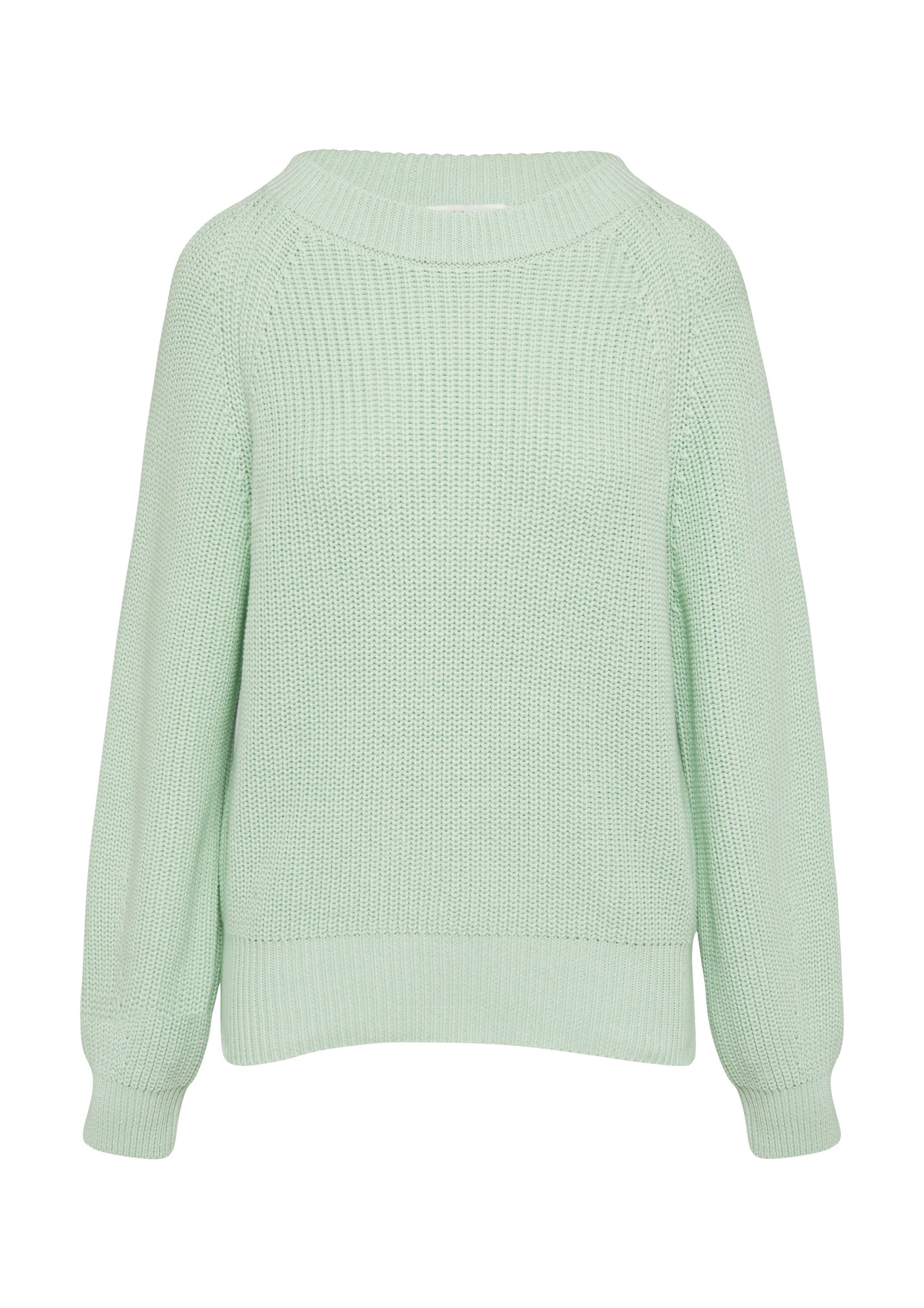 s.Oliver Longpullover Strickpullover Strickpullover mit Raglan-Ärmeln und R günstig online kaufen