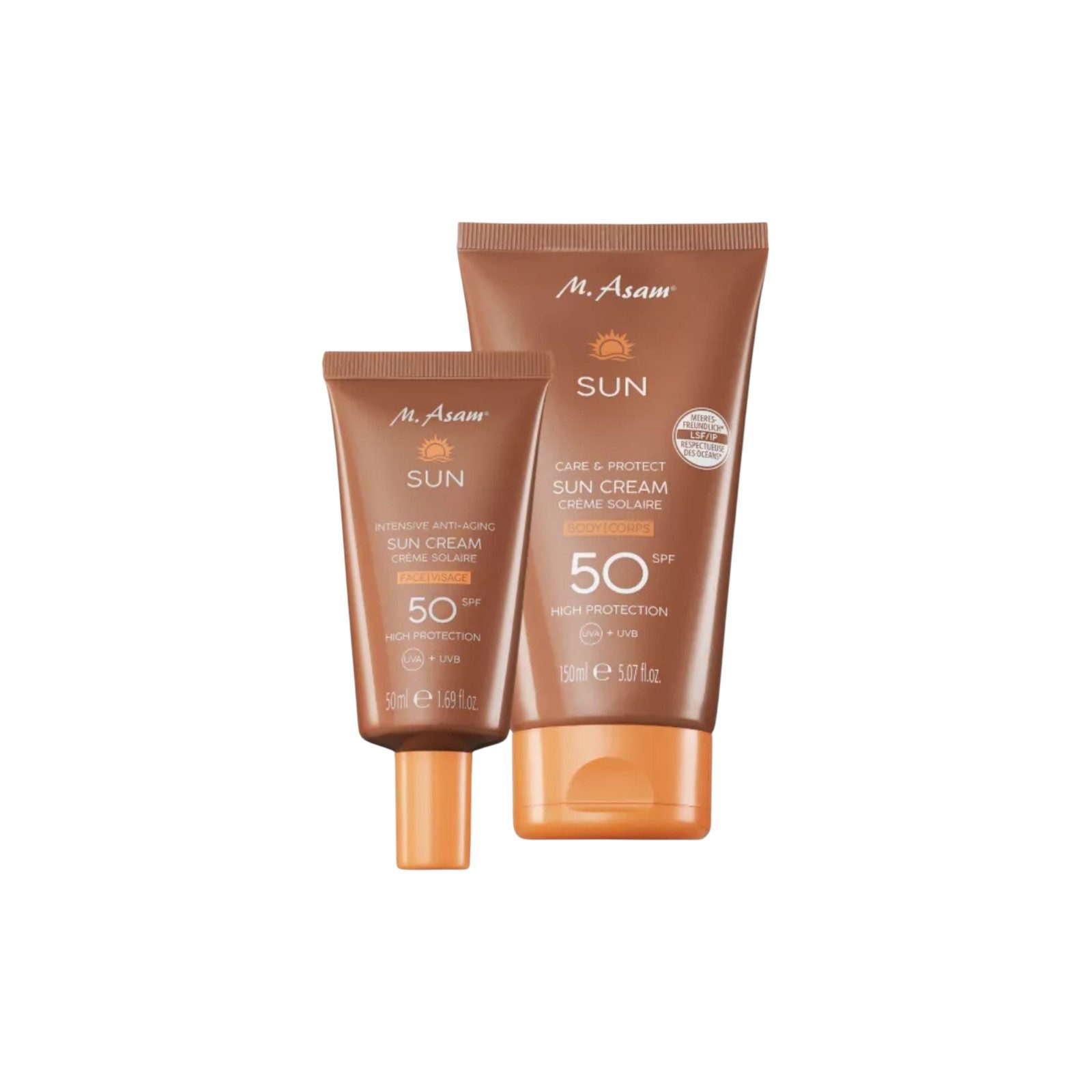Sonnenschutzcreme SUN Gesicht & Körper Sonnenpflege-Set 2-teilig LSF 50