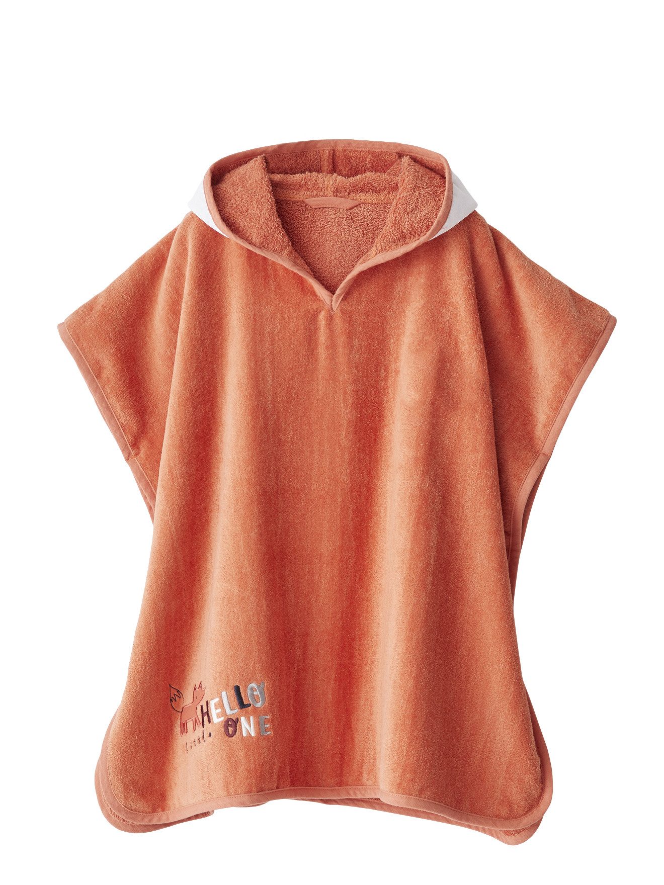 vertbaudet Badeponcho Kinder Bade-Poncho, Fuchs-Kostüm, Frottee