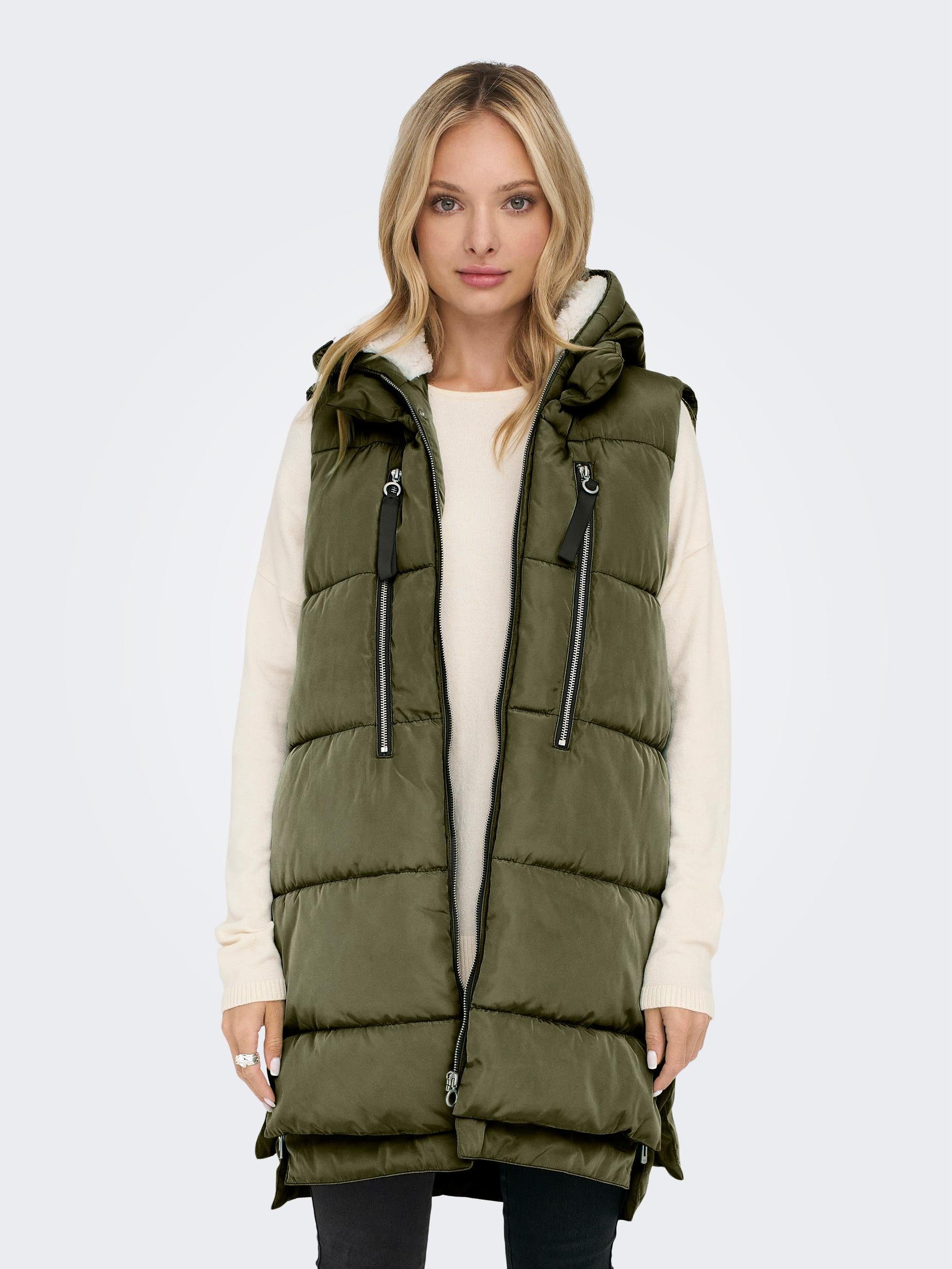 ONLY Steppweste ONLNEWNORA PUFFER WAISTCOAT CC OTW Winter Moss | Steppwesten