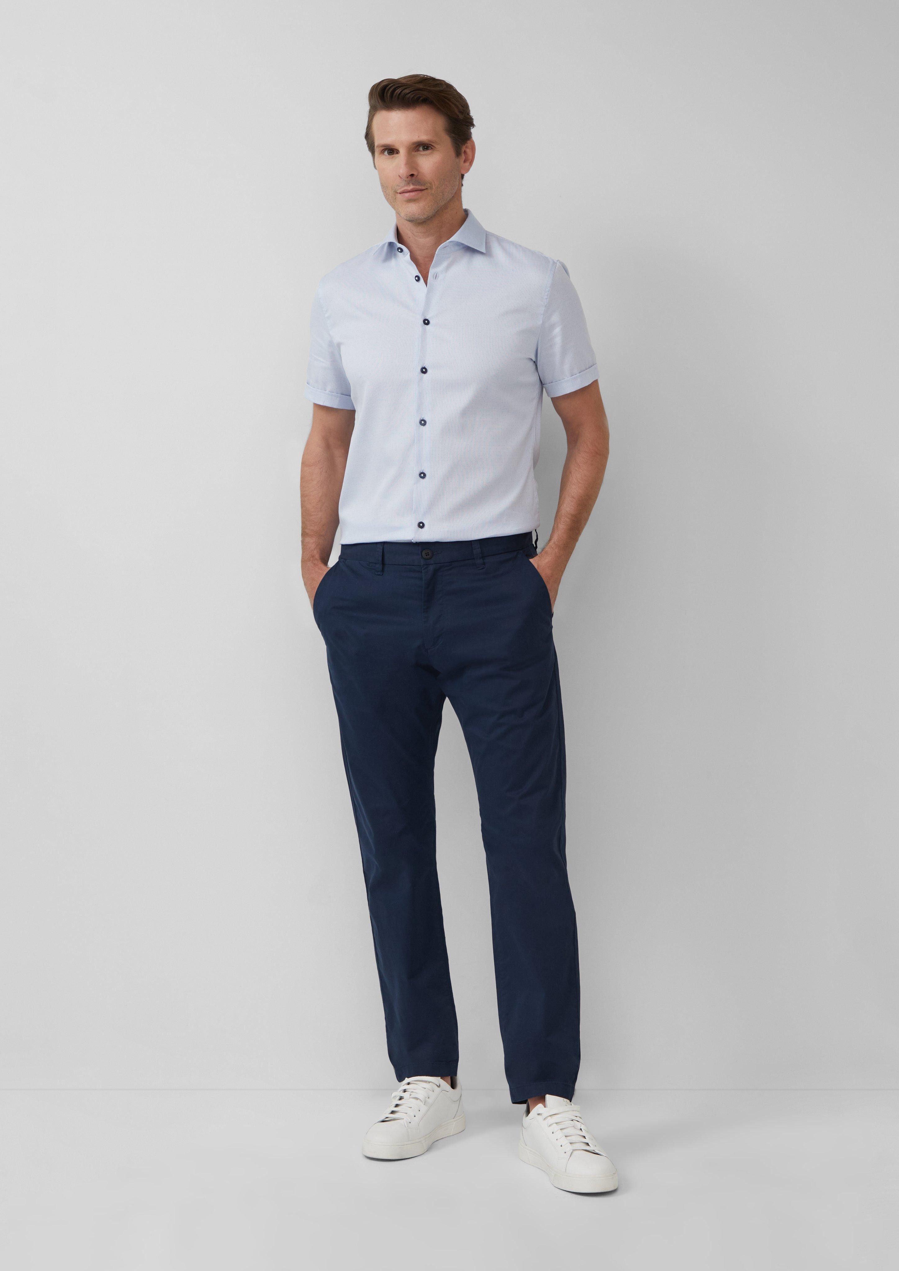 s.Oliver BLACK LABEL Kurzarmhemd Tailored Fit: günstig online kaufen