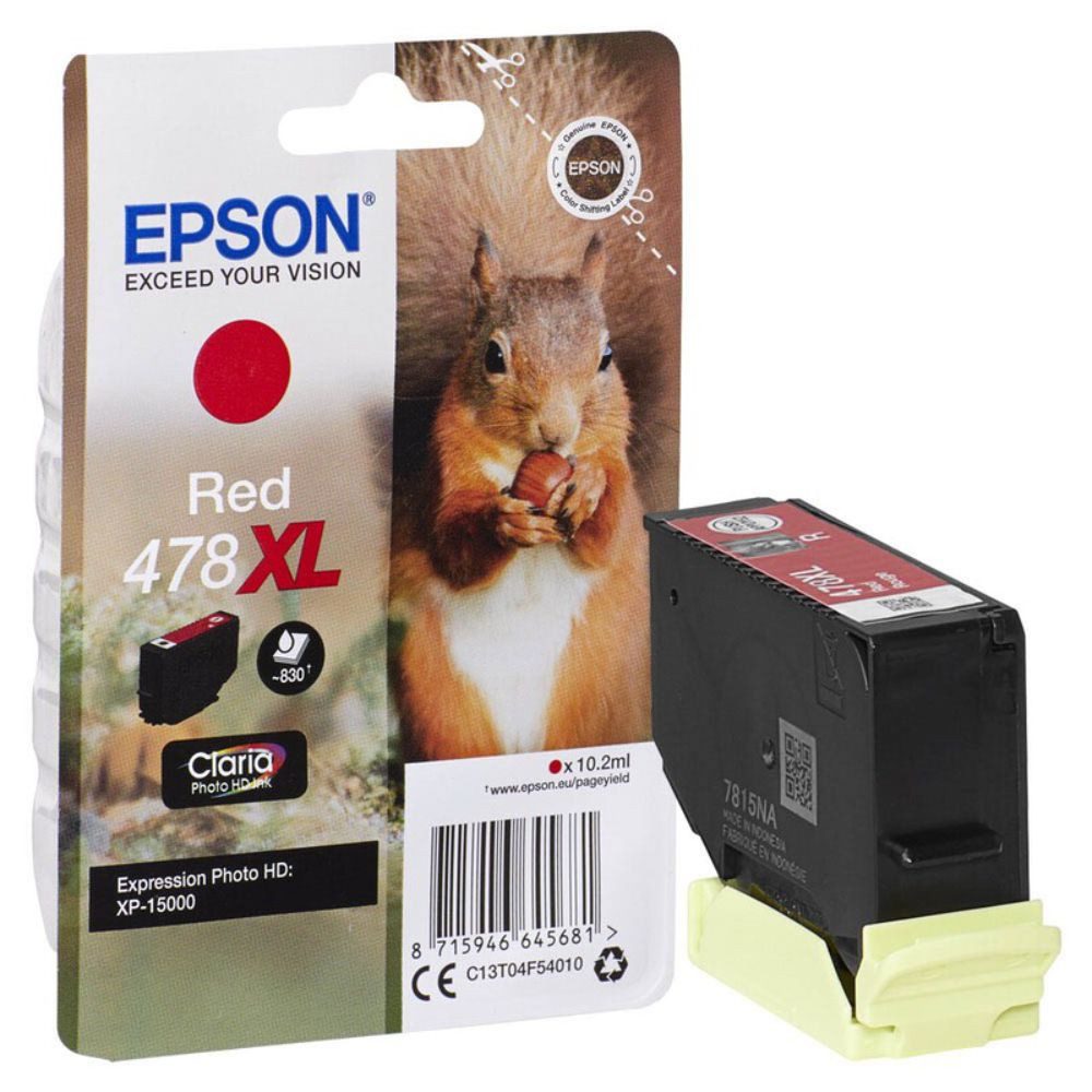 Epson 478XL / C13T04F54010 Tinte Red (1-tlg) Nachfülltinte (x)