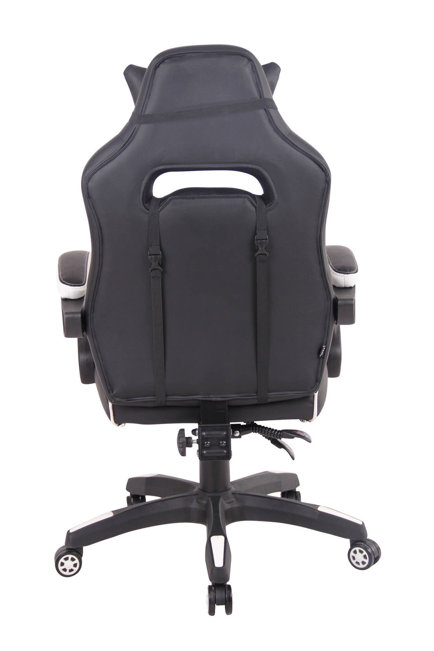 (Schreibtischstuhl, Hero TPFLiving Kunstleder Gestell: und Chefsessel, schwarz 360° - schwarz/weiß bequemer - Rückenlehne höhenverstellbar Sitz: drehbar Kunststoff Konferenzstuhl), Drehstuhl, mit Gaming-Stuhl