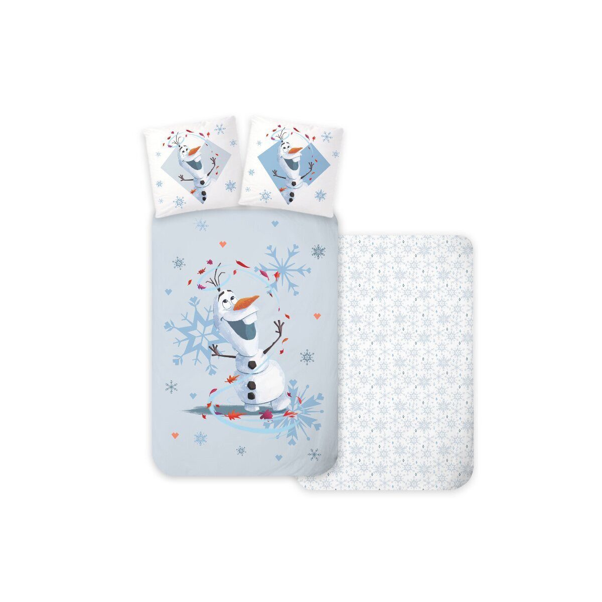 Disney Kinderbettwäsche Disney Eiskönigin Olaf Kinder Bettwäsche 100x135cm günstig online kaufen