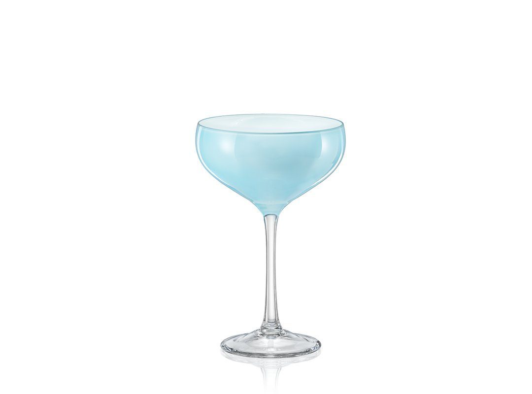 Cocktailglas Coupe Praline Mint hellblau