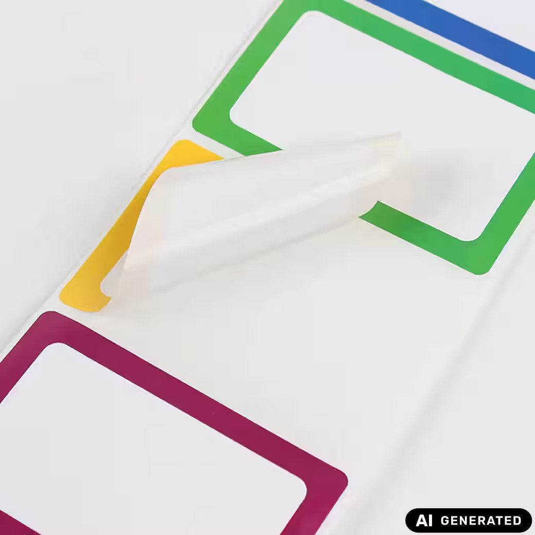 Ware aus aller Welt Aufkleber 250 bunte Aufkleber 4 Farben ideal zum Markieren Ordnen Organisieren, (250tlg)