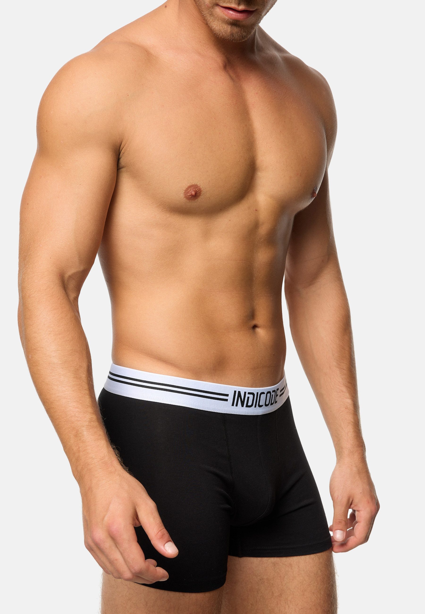 Indicode Boxershorts Herren Copenhagen Boxer Shorts Herrenshorts (Boxershorts) 7er Pack