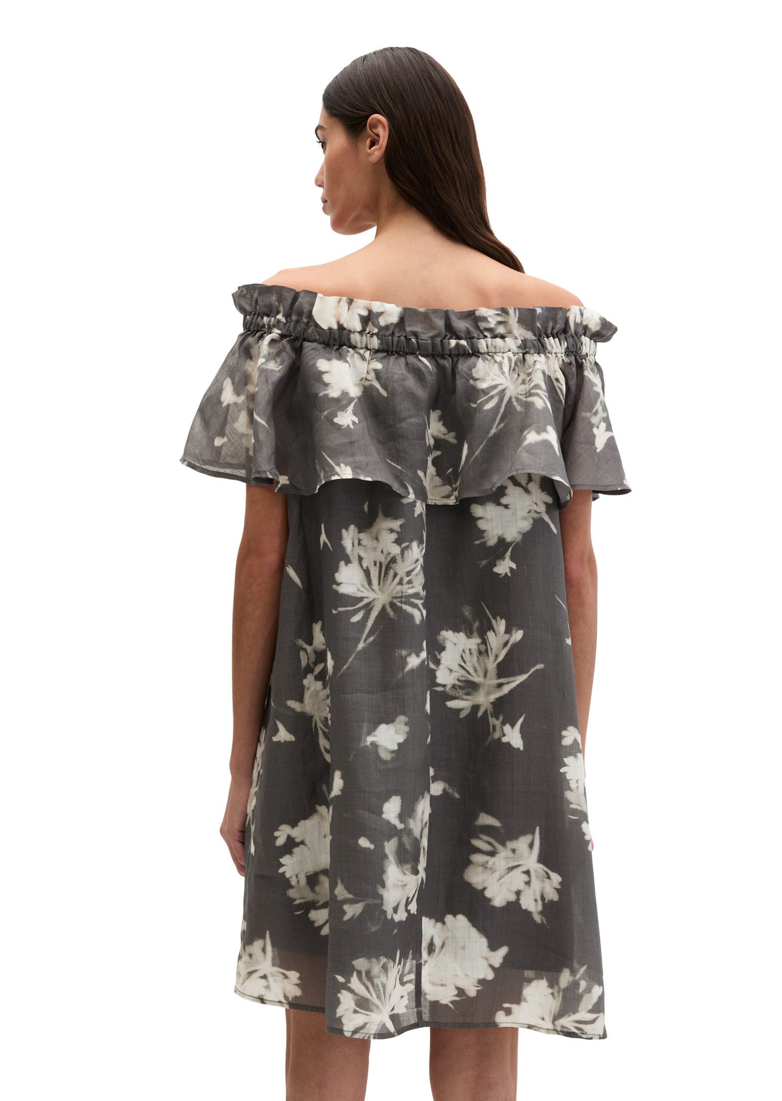 Marc O'Polo Druckkleid aus weicher Ramiefaser