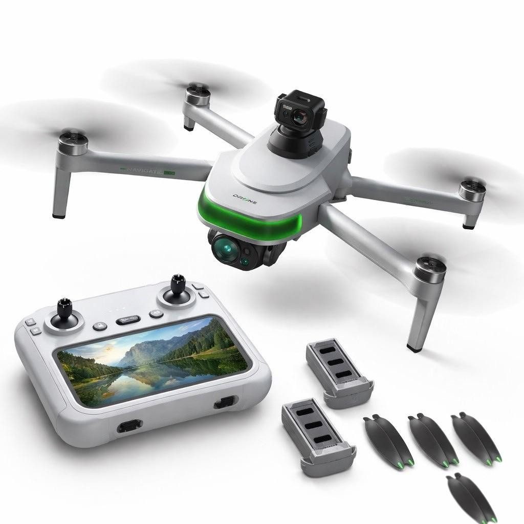 Goldstern-Tech RC-Quadrocopter P31 (GPS 8K Kamera-Drohne, mit Auto-Return & Follow-Me Funktion), Ultra-HD-Kamera, digitale Bildstabilisierung & GPS-Positionierung