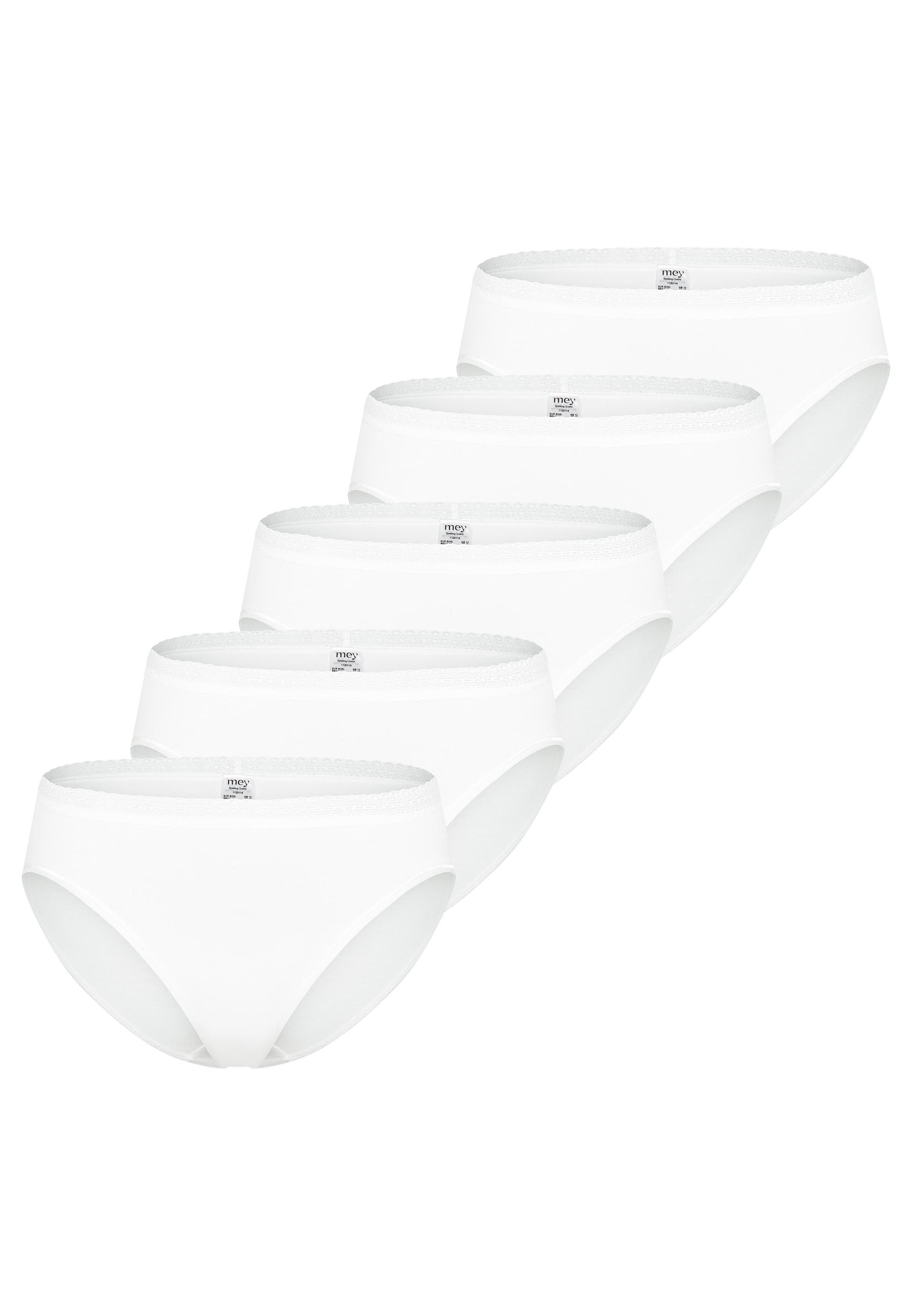 Mey Tai-Slip 5er Pack Modal Lace (Spar-Set, 5-St) Slip - Blickdicht - Feine Spitze am Bund, Luxuriöser Glanz