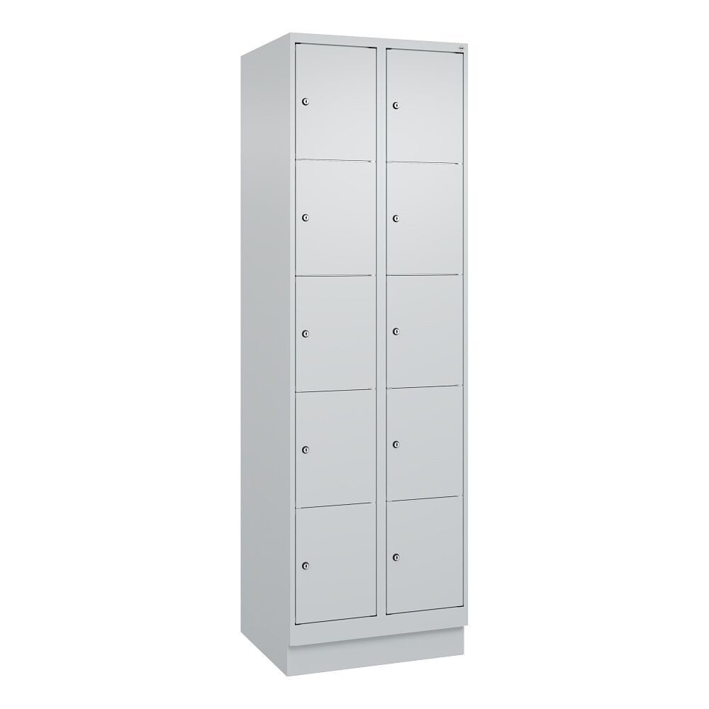 C+P Garderobenschrank Fächerschrank Classic Plus, 5 Fächer übereinander, Abteilbreite 30 ... Geeignet für Kindergärten, Schulen und Vereine