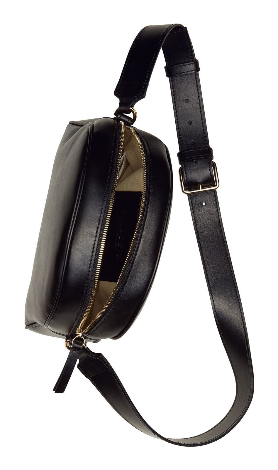 Marc O'Polo Umhängetasche Crossbody Bag, aus echtem Kalbsleder