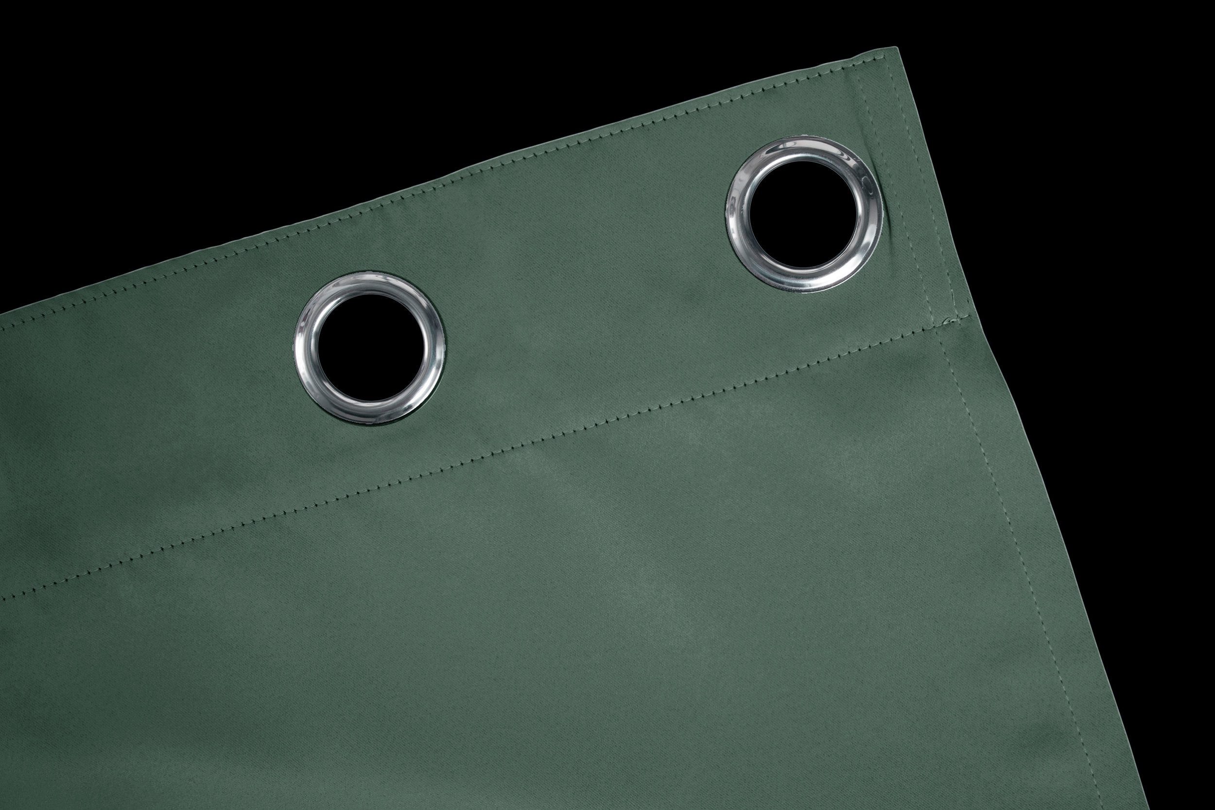 OTTO home Verdunkelungsvorhang Solana, Ösen, verdunkelnd, 2er Set, Topseller (2 St), Ösen, verdunkelnd, 2-er Set, Breite 140 cm, einfarbig – Bild 5 von 5