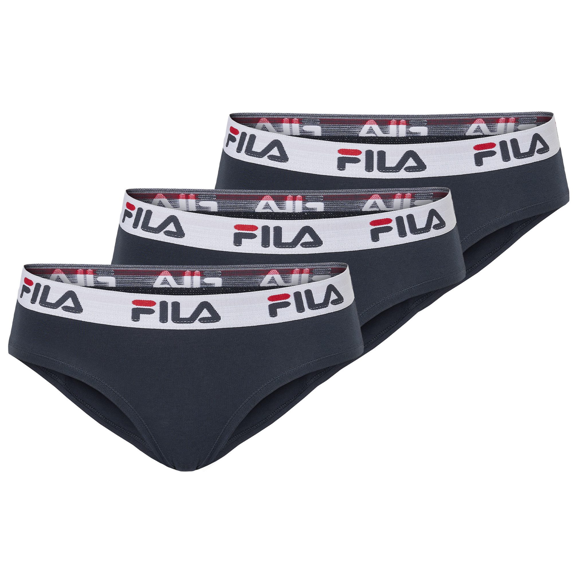 Fila Slip WOMAN BRIEF (3er Pack) mit elastischem Logobund