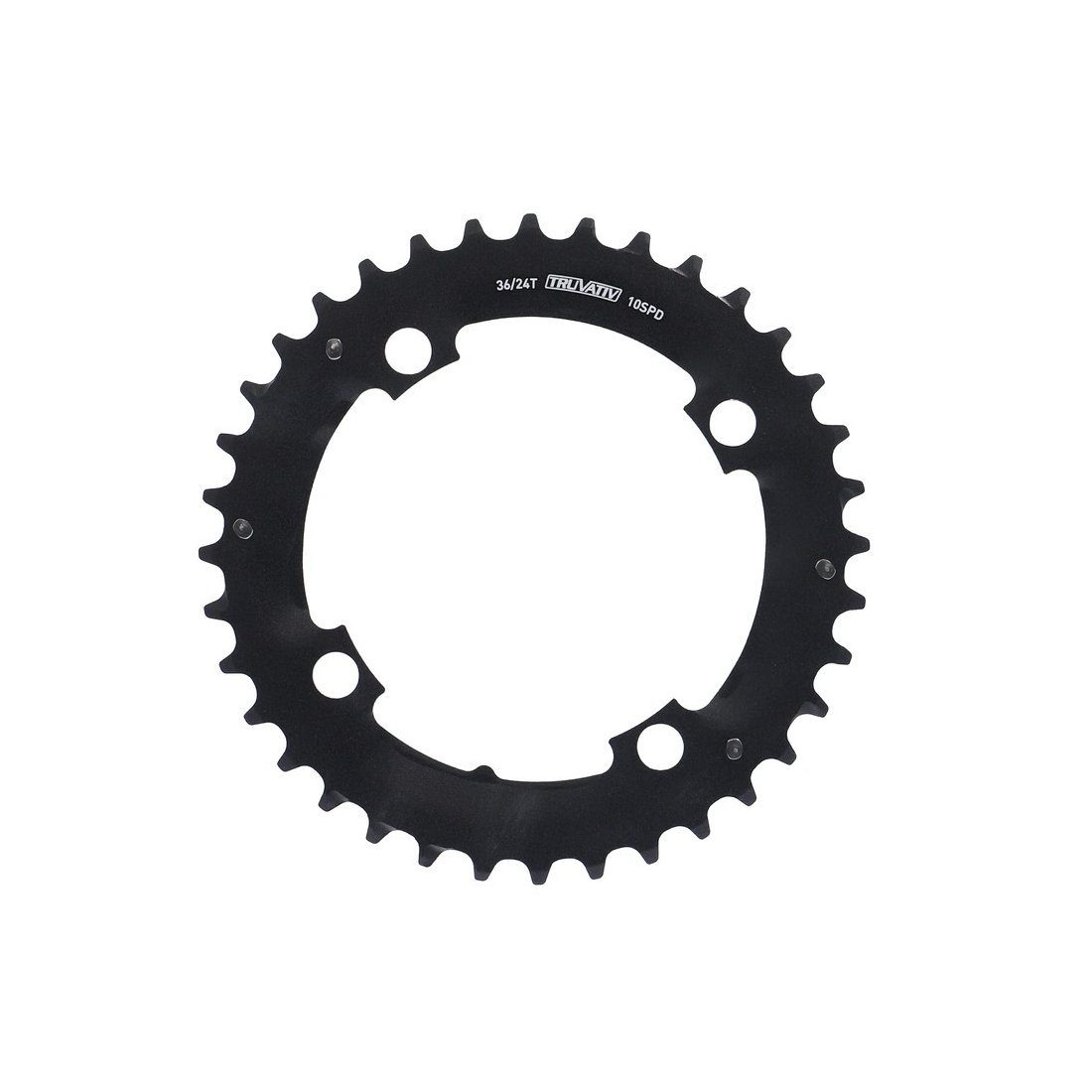 SRAM Fahrradketten Kettenblatt MTB 36 Z. S1 2x10-fach 104mm LK,aluminium,schwarz