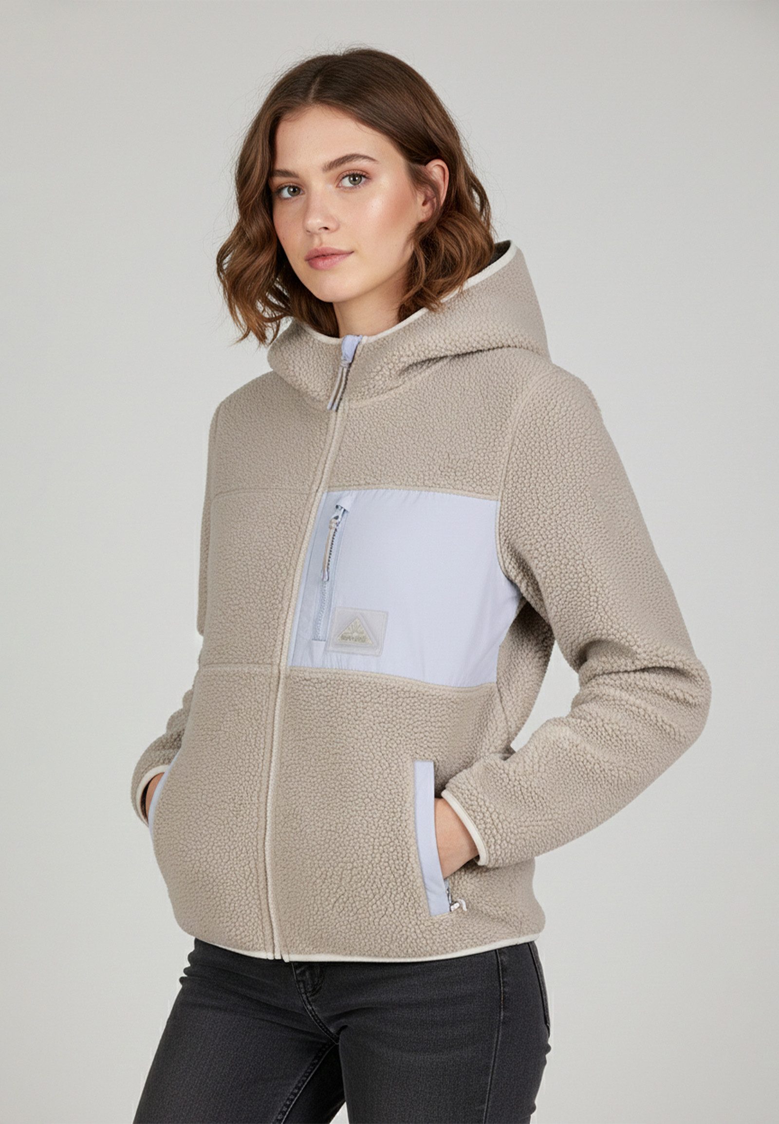 SUBLEVEL Blouson Vielseitiges Outdoor-Design mit Kapuze und Taschen. (1-St) günstig online kaufen