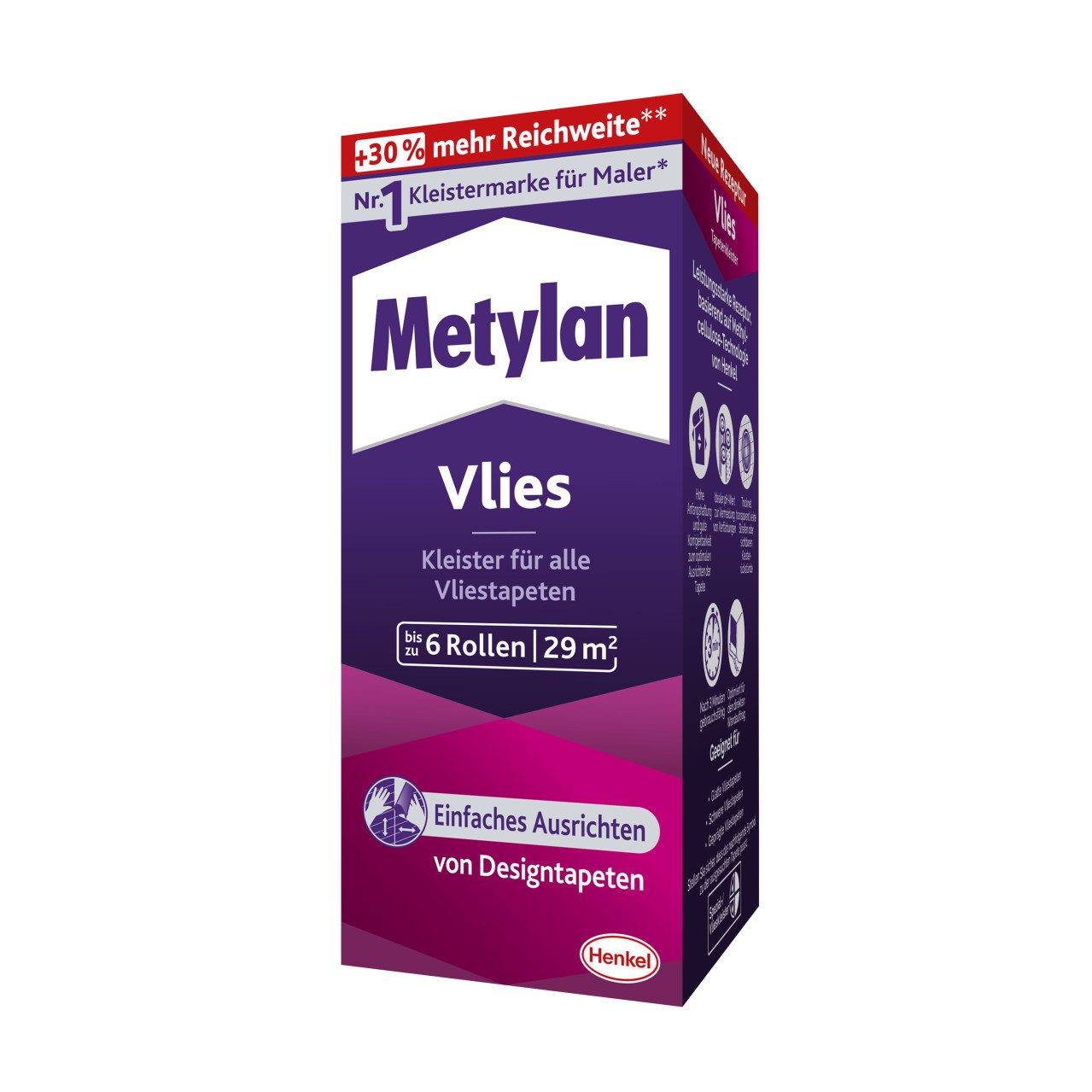 Metylan Kleister Metylan Vlies Клей для шпалер 180 g Paket